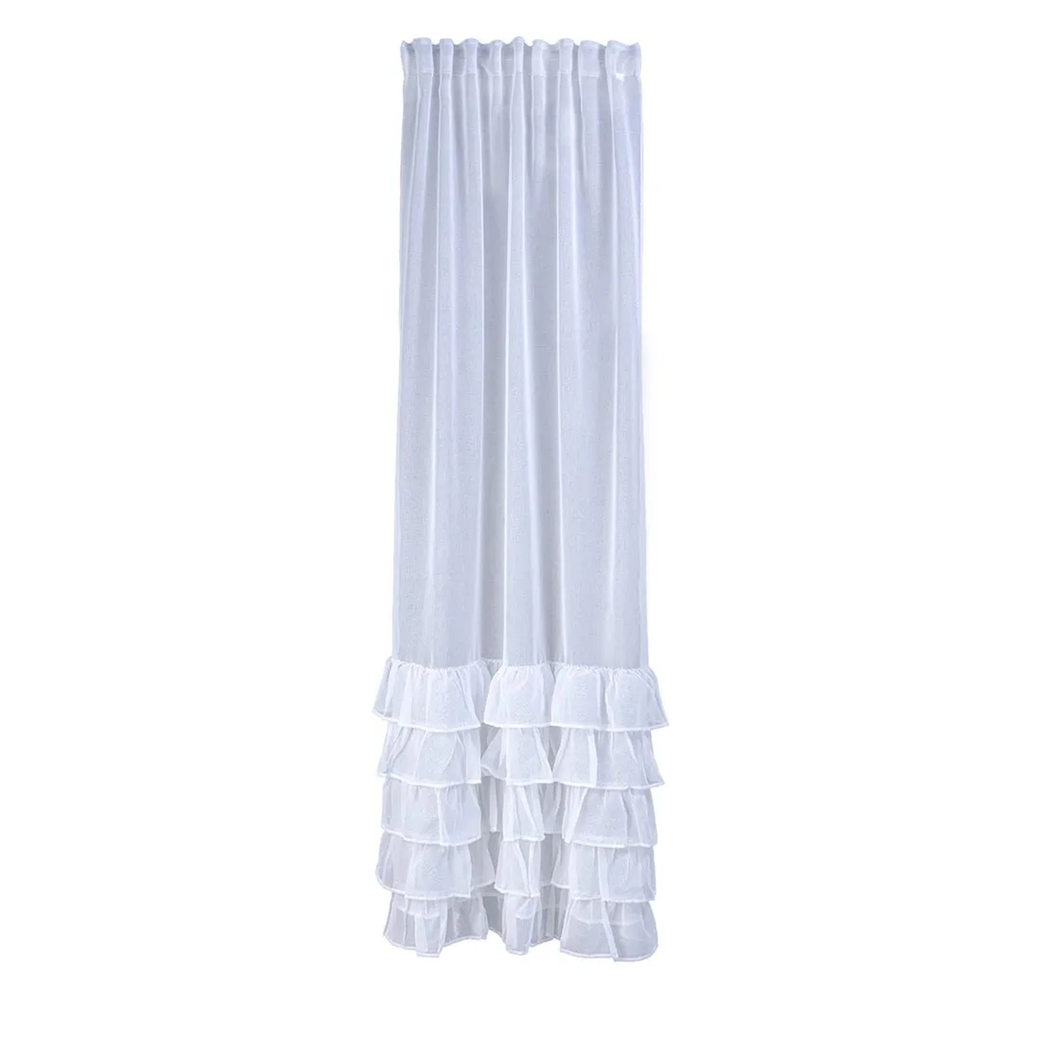 Firana COZY na taśmie 140 x 270 cm biała