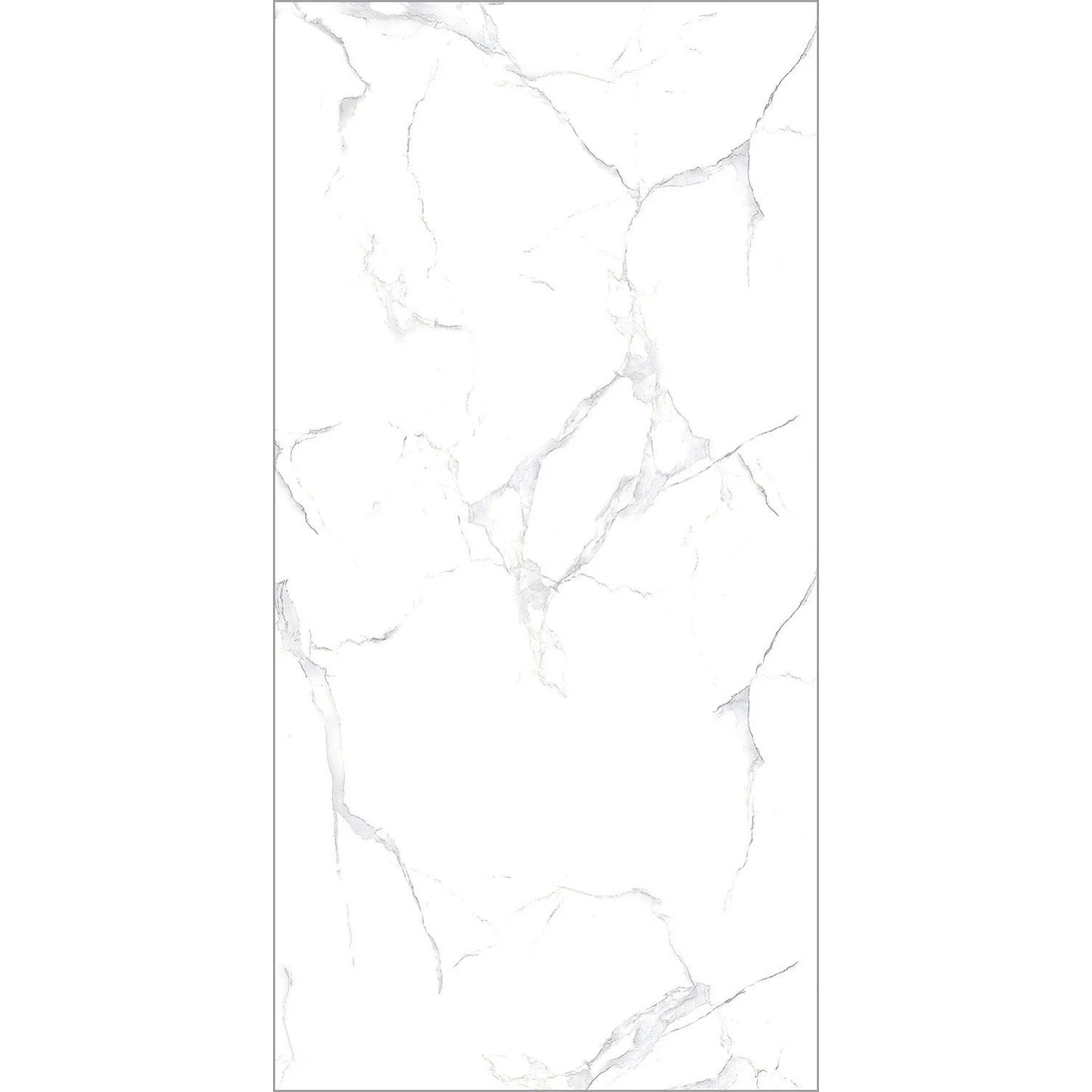 Gres szkliwiony polerowany Marble white 60 x 120 cm
