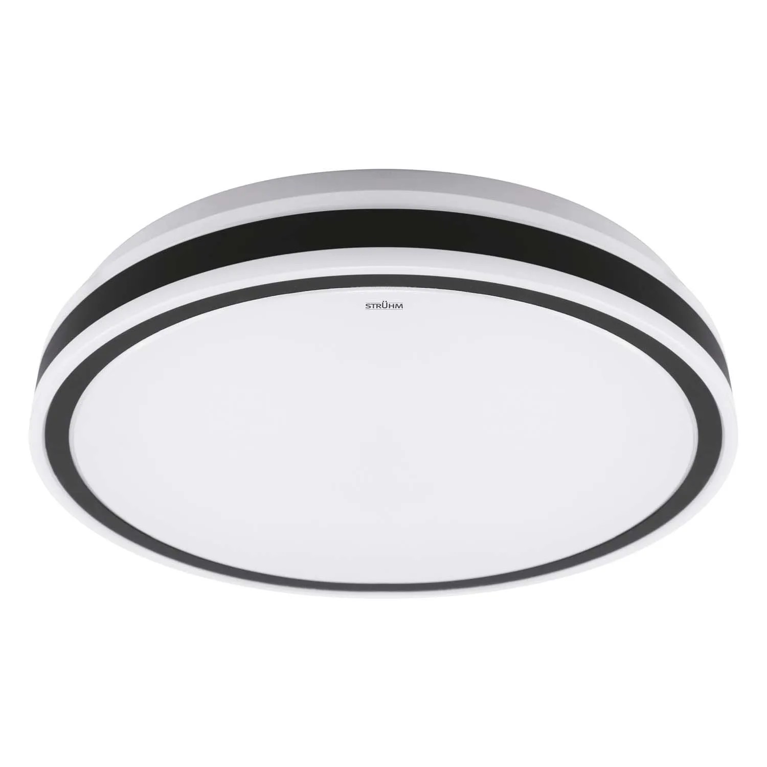 Struhm Plafon okrągły AURELIA LED C 48W 4100K 3160lm IP44 śr. 48cm biały/czarny