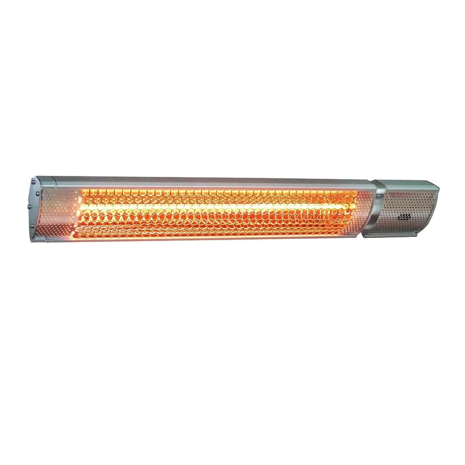 4iQ Elektryczny grzejnik pluton srebrny 66 x 11 x 7,3 cm ogrzewacz