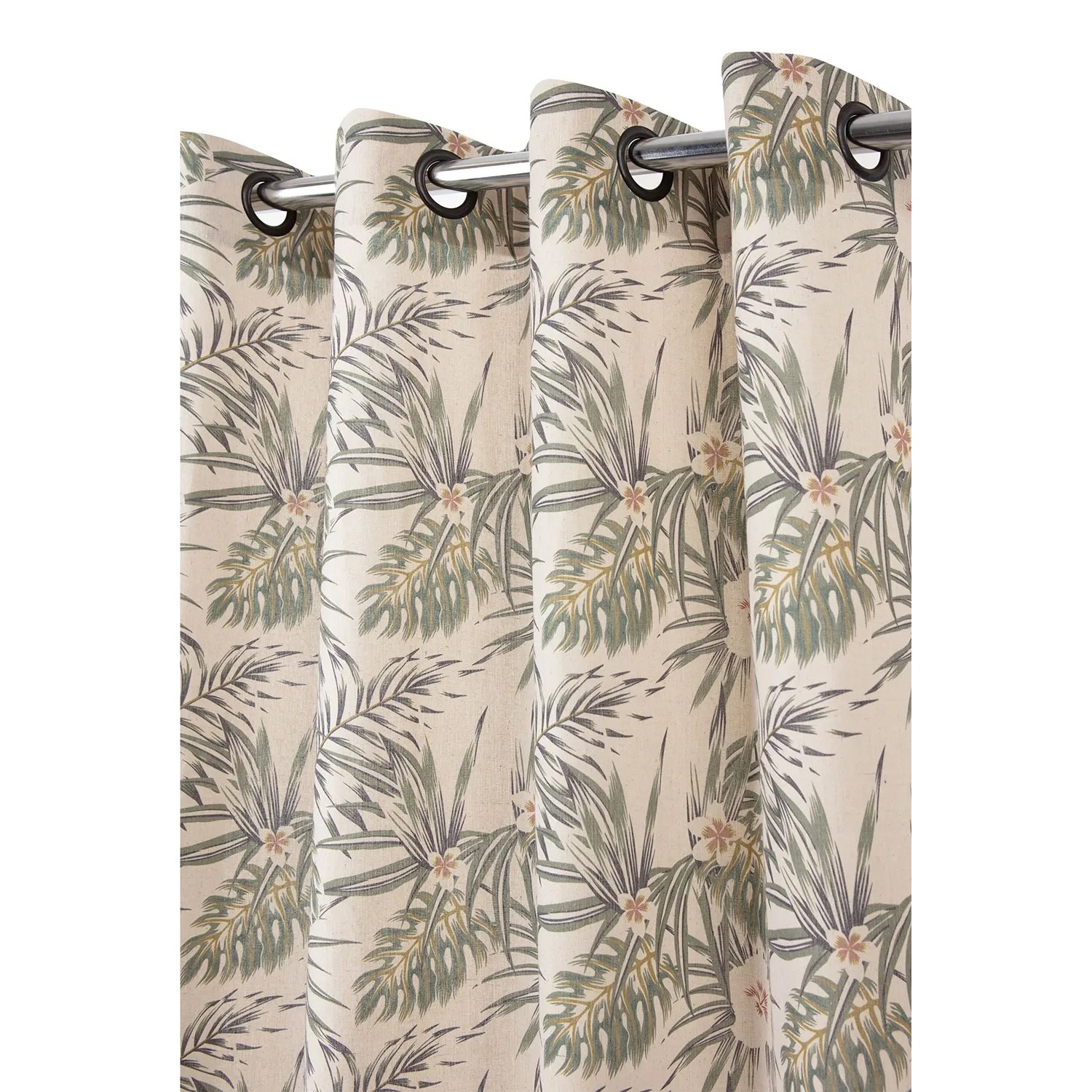 Zasłona NATALIA na przelotkach 135 cm x 280 cm naturalna