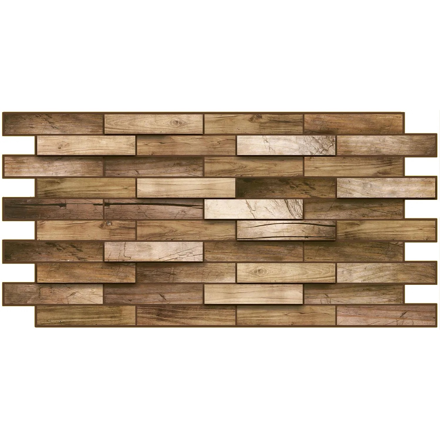 Polami Kafel dekoracyjny PVC Hazelnut 48x96 cm