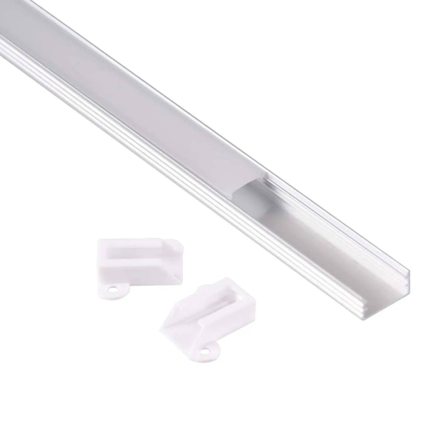 Polux Profil aluminiowy natynkowy satyna 2 m