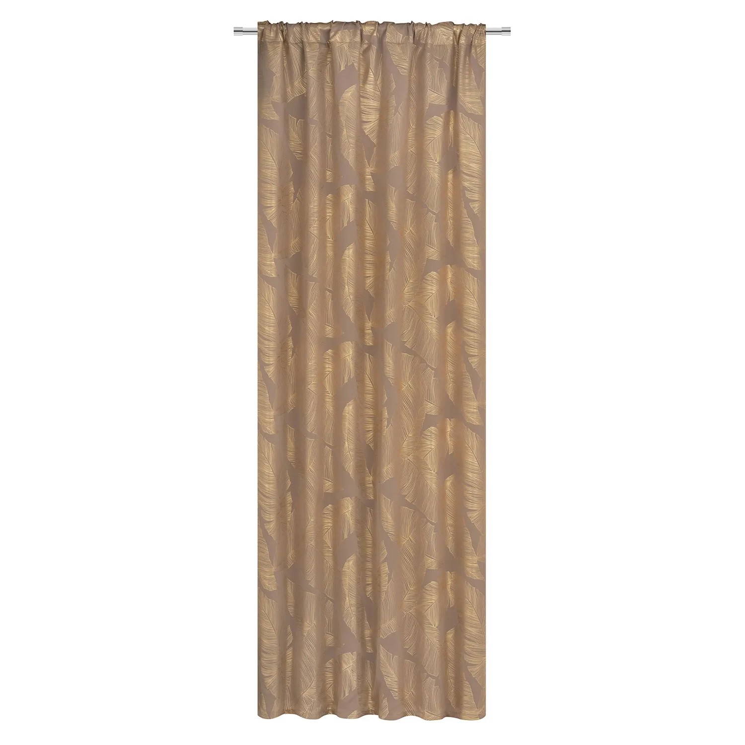 Zasłona GREAT na taśmie 135 cm x 300 cm beżowa