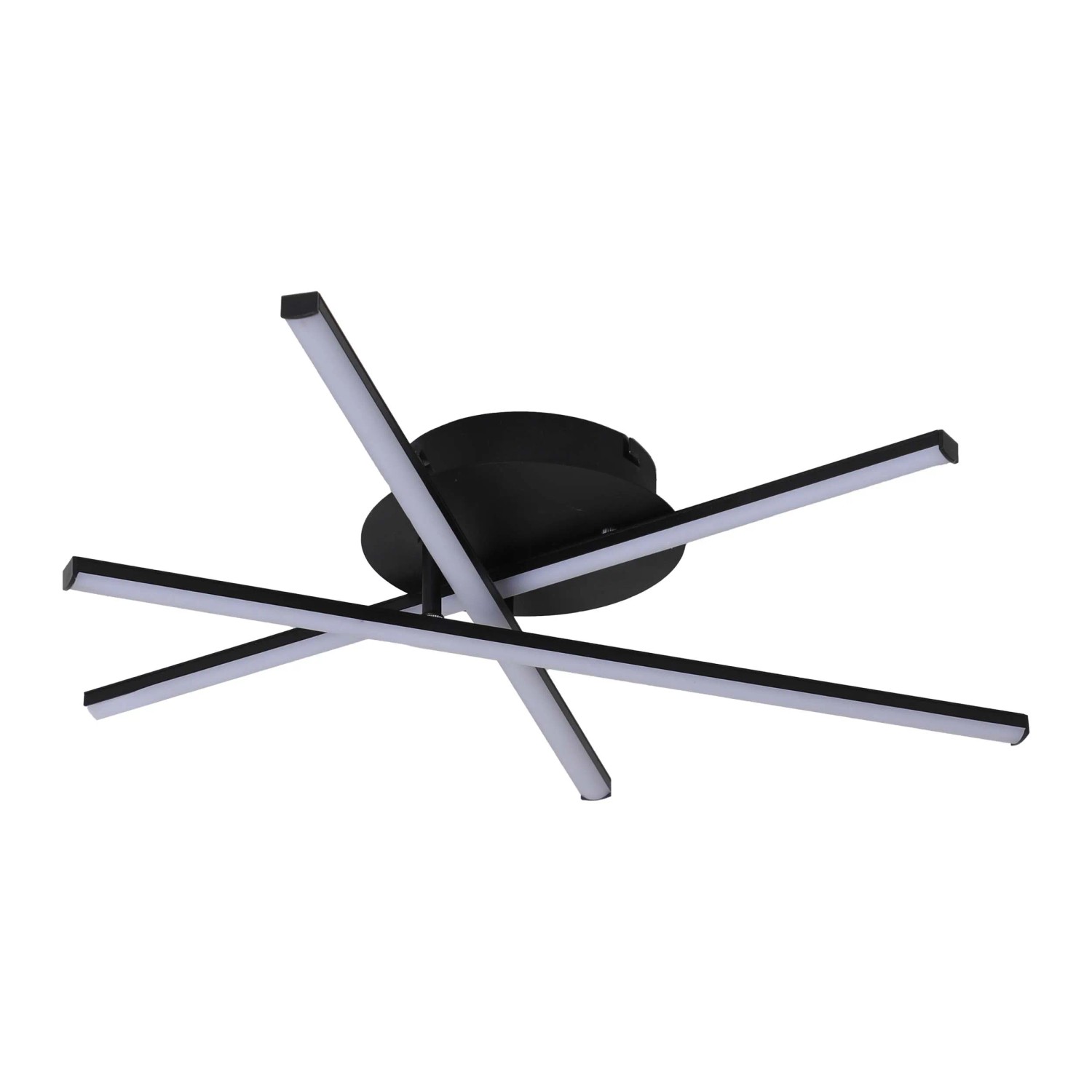 MiLAGRO Lampa sufitowa LED STICK 12W 4000K 710lm 52x50 cm czarna