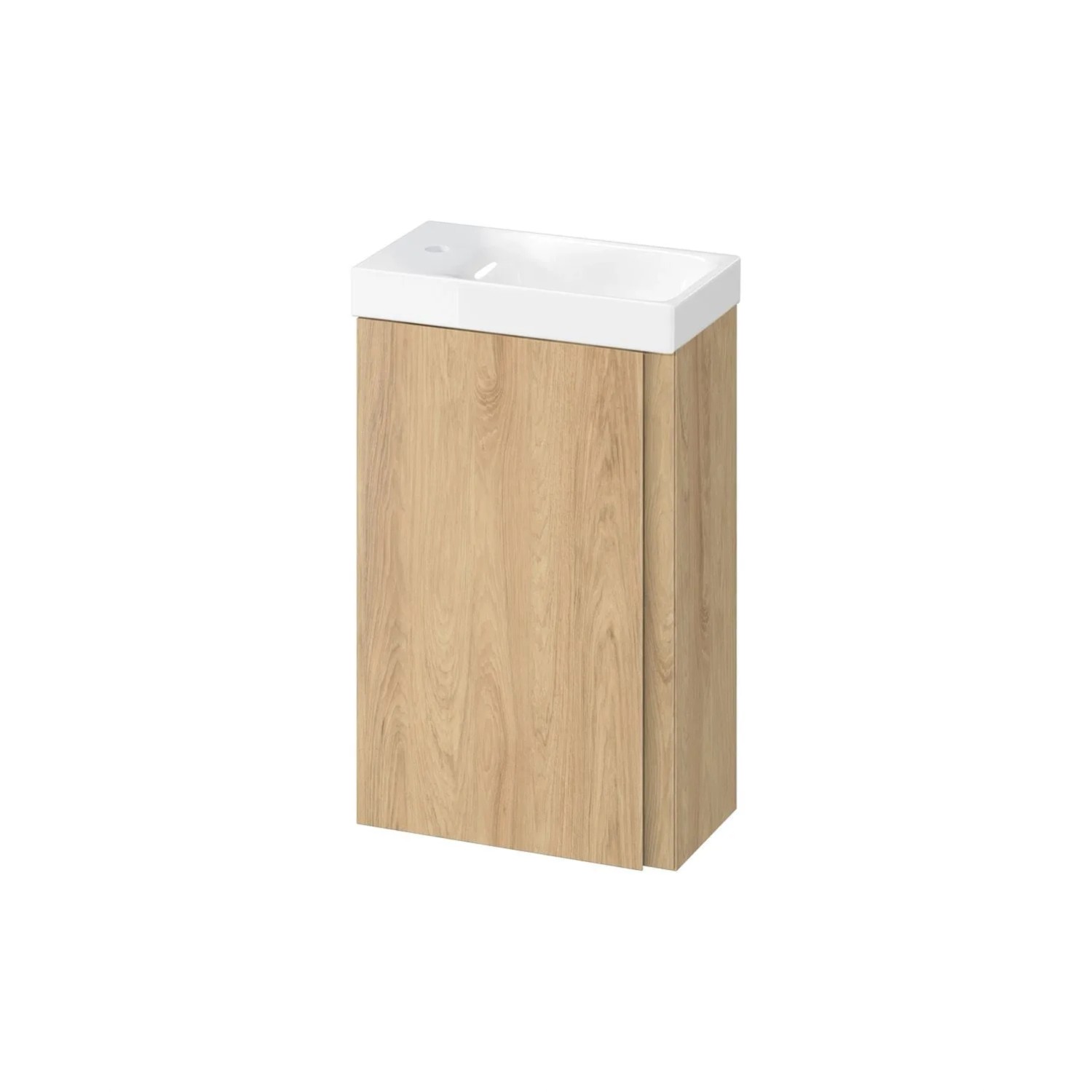 Cersanit Zestaw Moduo Slim szafka + umywalka 40 dąb hikora 59x39x21,5