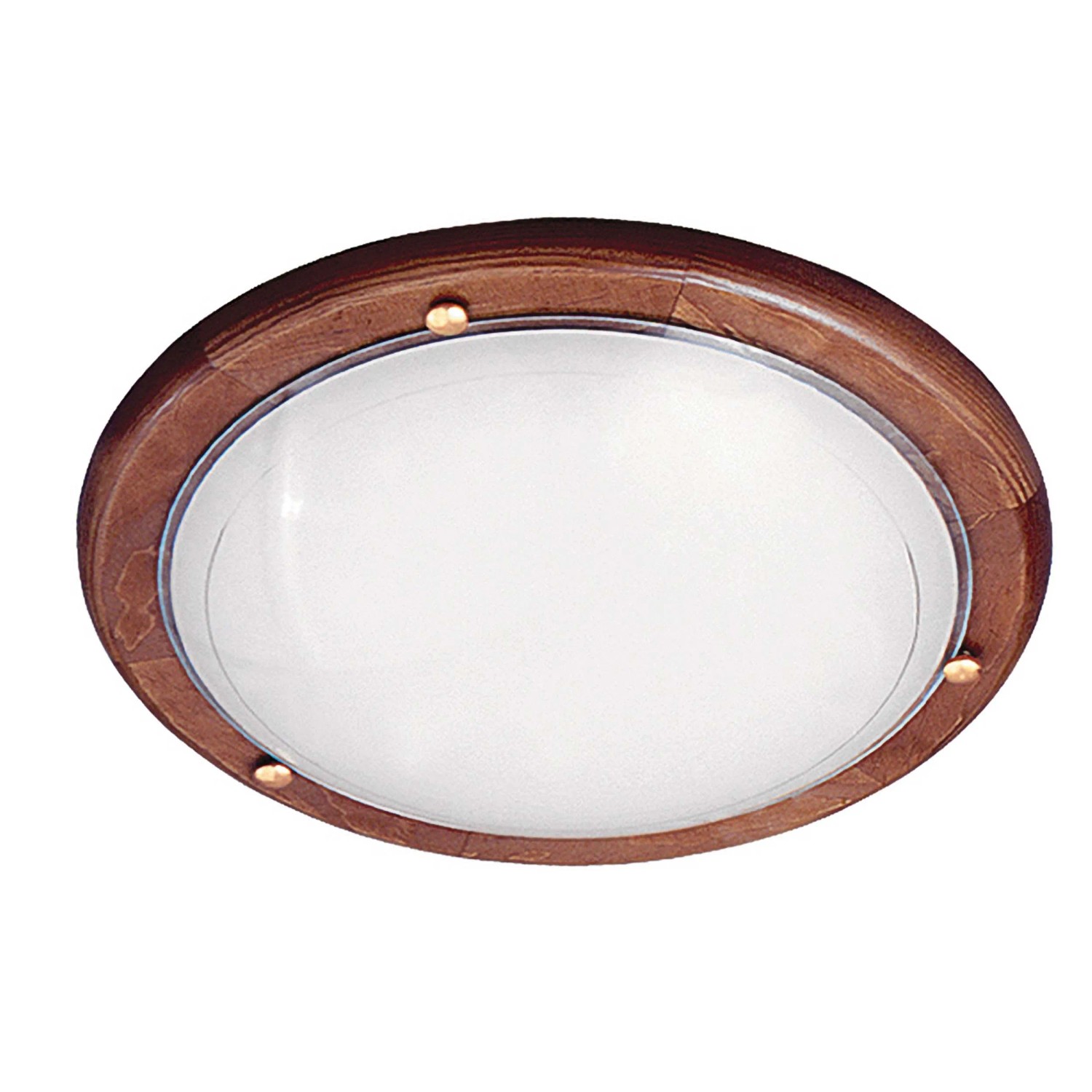 Rabalux Plafon UFO 1xE27 60W śr. 30 cm ciemne drewno