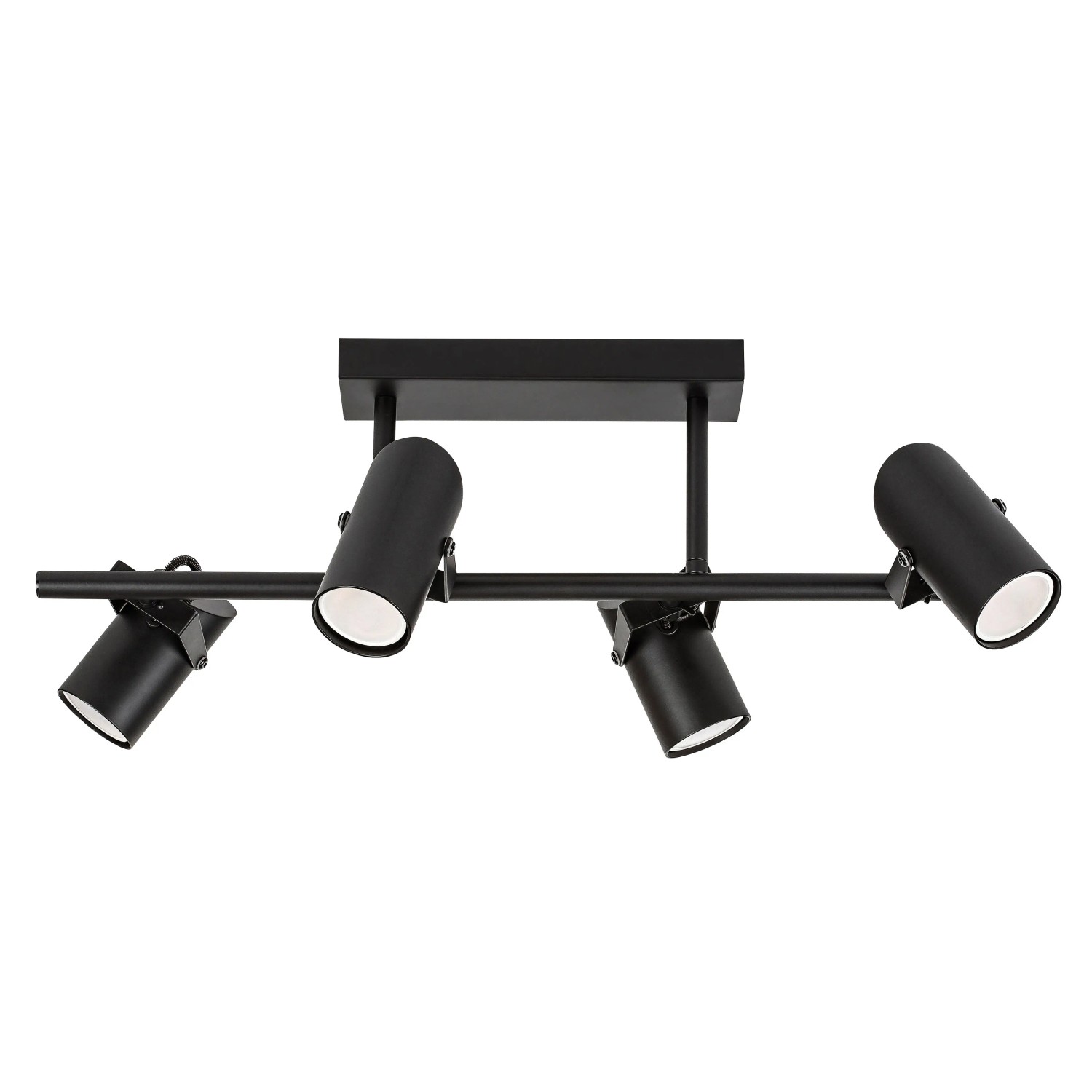 Rabalux Lampa sufitowa Maximillian 4x25W GU10 czarna