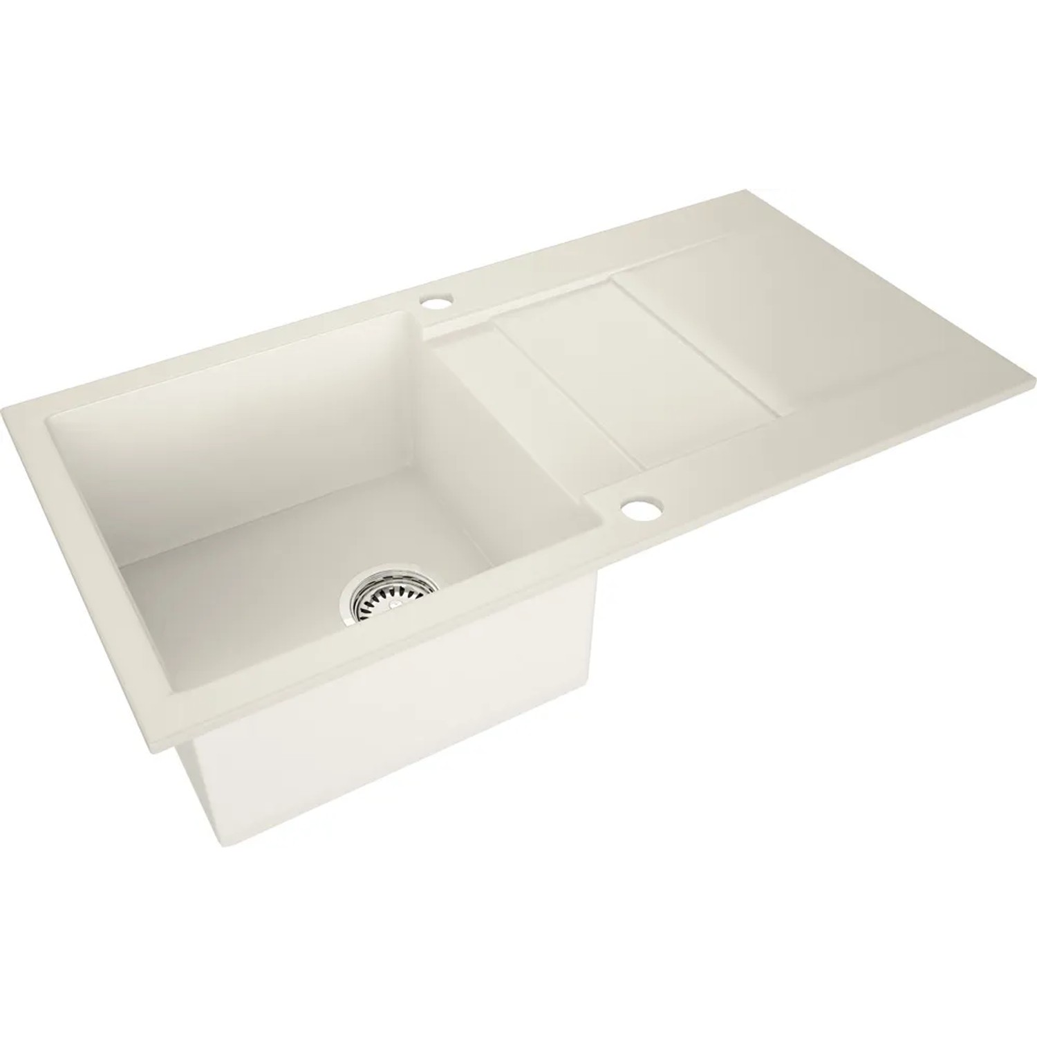 Zlewozmywak Cascada 4 1-kom. pure white 86x43 cm