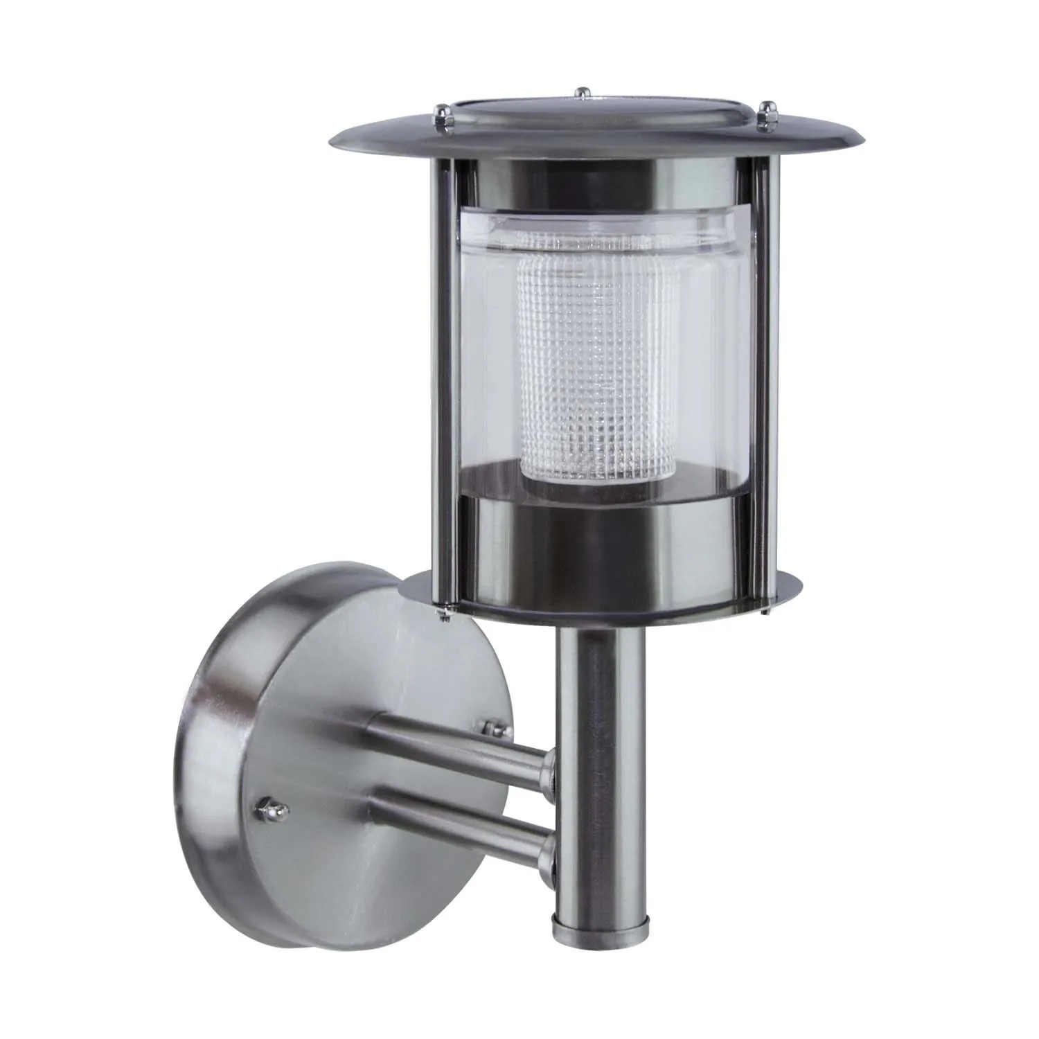 Struhm Kinkiet solarny ESTERA LED 0,12W 6500K 2x1,5lm IP44 chrom