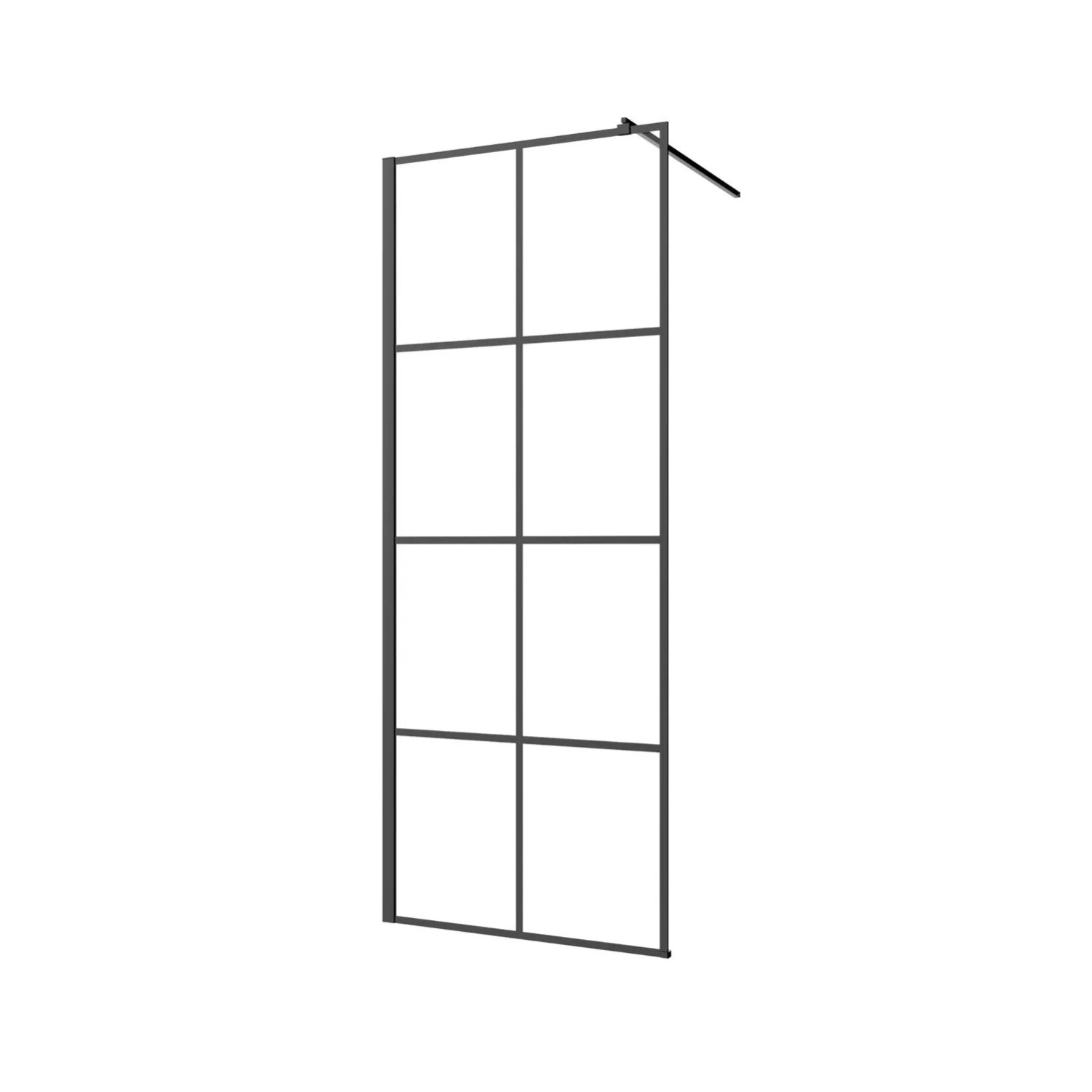 Invena Kabina prysznicowa walk-in geometria 90x200 cm