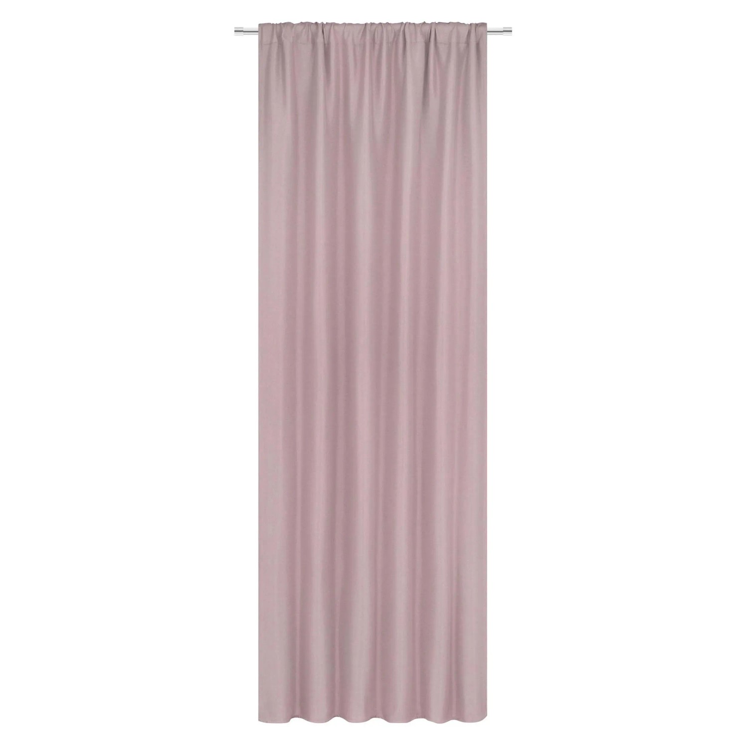 Zasłona FAMOUS na taśmie 135 cm x 270 cm pudrowy róż
