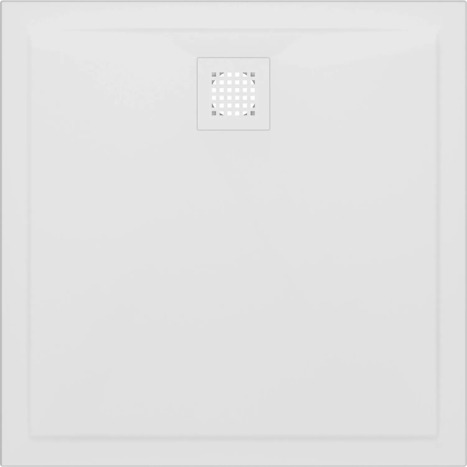Centrum Brodzik kwadratowy Danik 90 biały mat 90x90x14