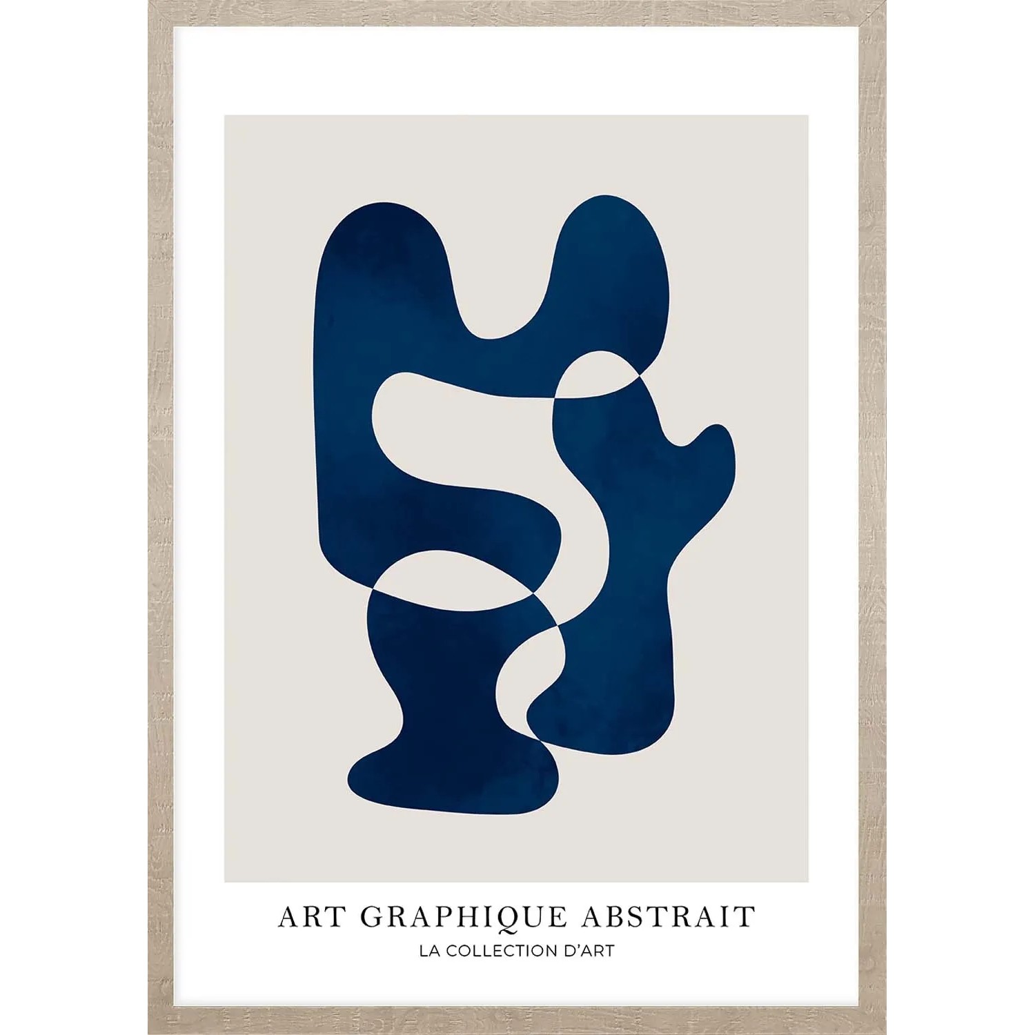 ARS LONGA Obraz COBALT FIGURES 53 x 73 cm
