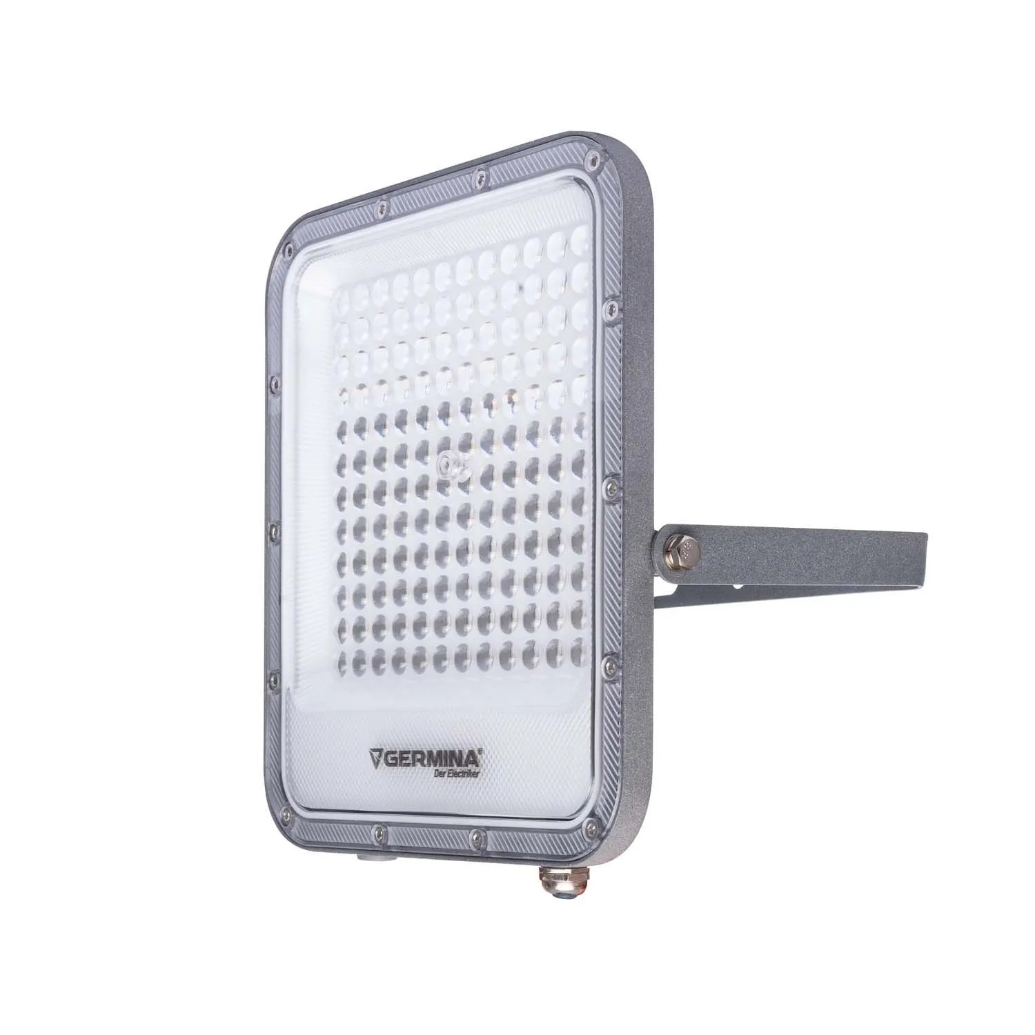 Germina Naświetlacz LED PREMIUM ARES 100W 5000K 10000lm IP65 chrom
