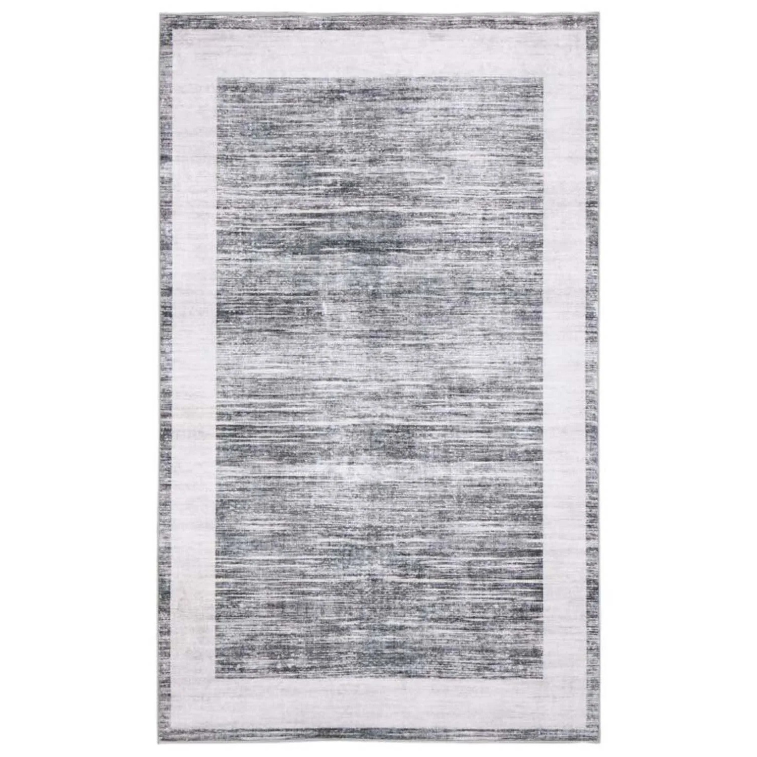 Splendid Dywan drukowany KIOTO mikrofibra 50 x 80 cm szary