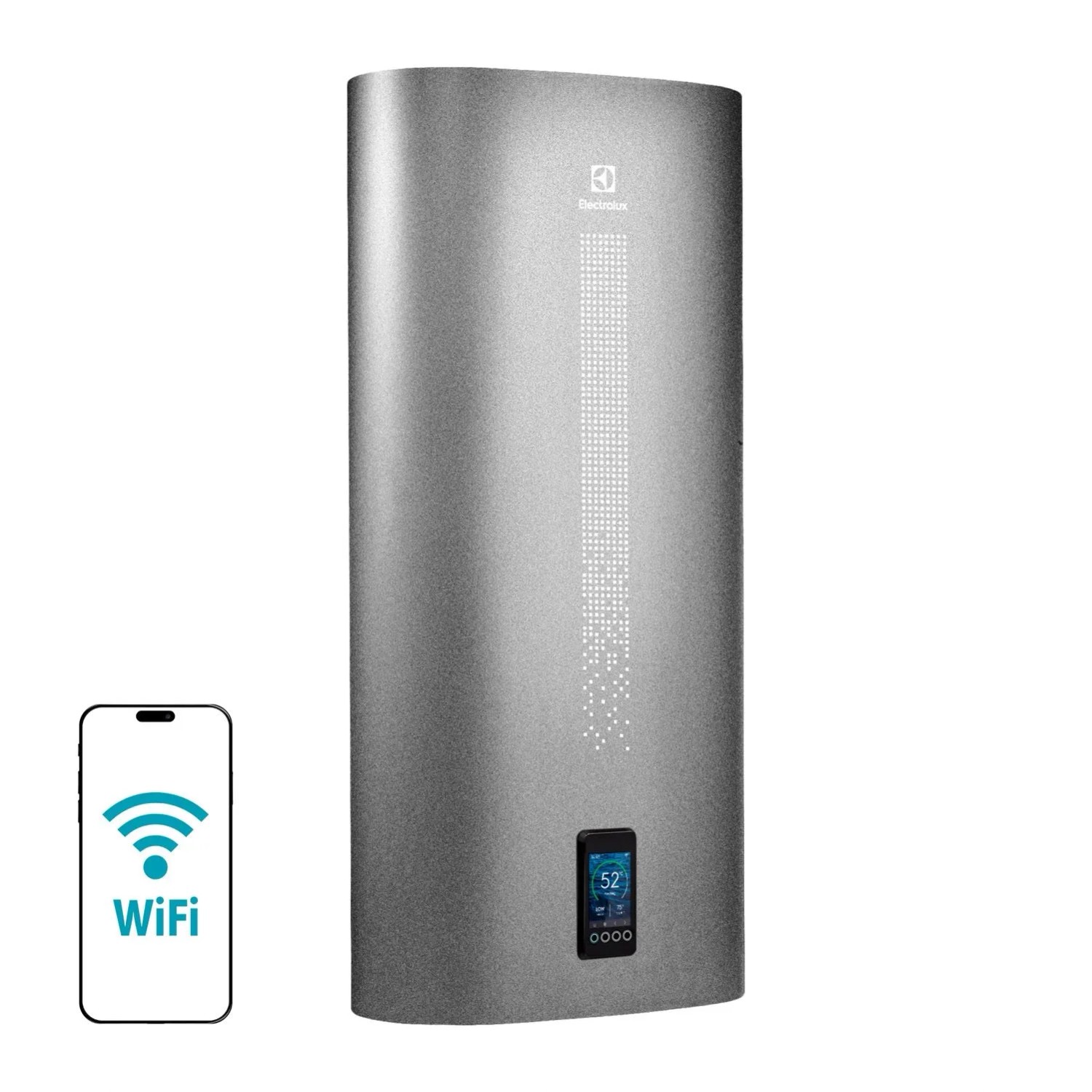 Electrolux Elektryczny podgrzewacz wody 50l akumulacyjny WIFI srebrny