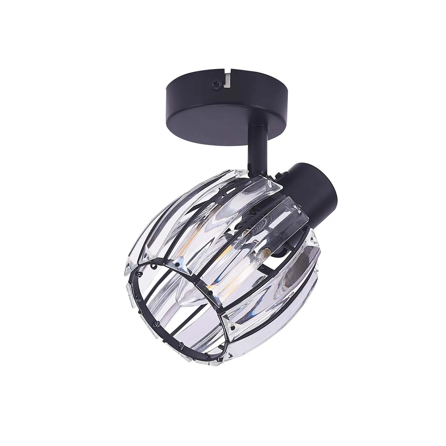 Goldlux Lampa spot ALANYA 1xE14 10W czarna