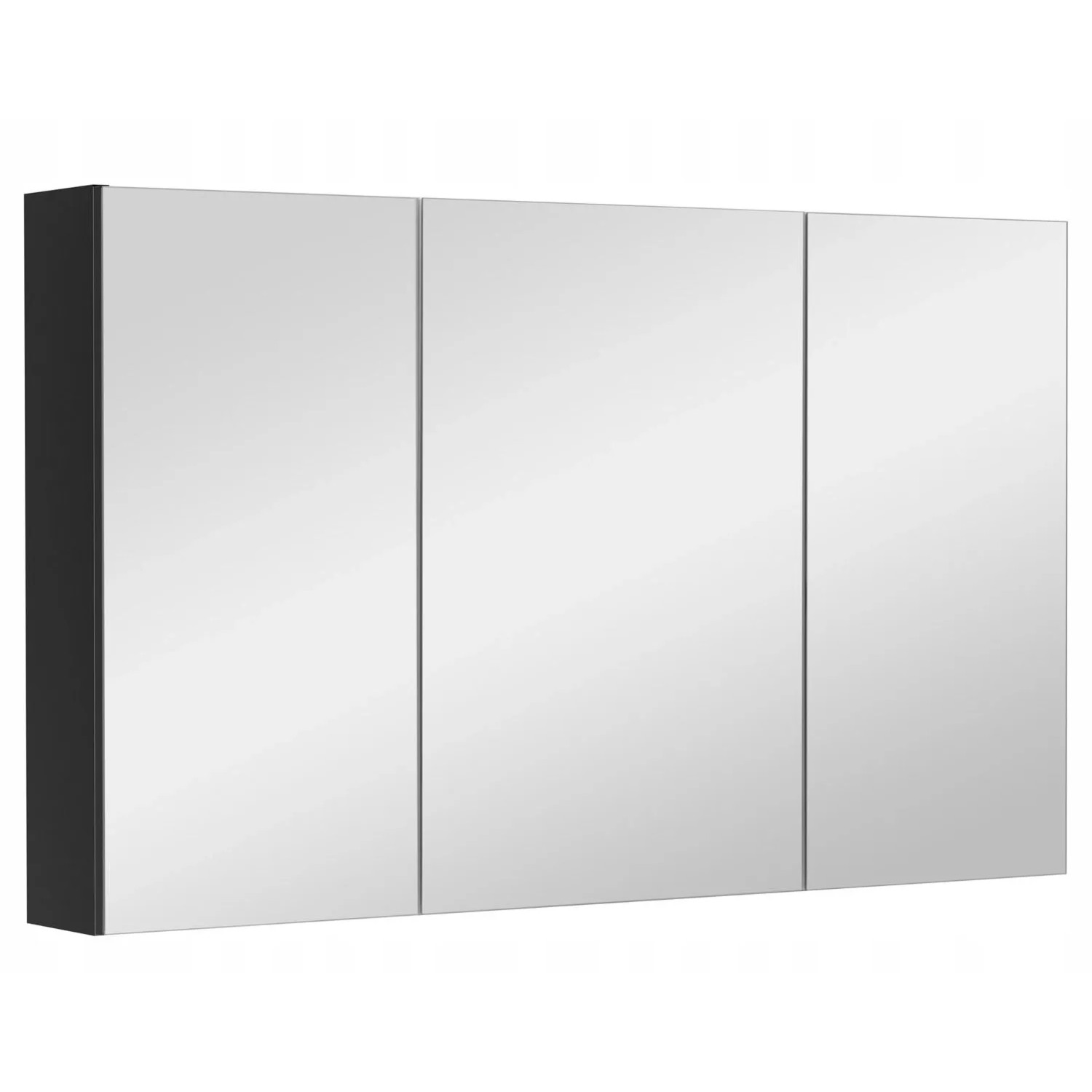Astor Szafka Ada lustrzana czarna 100x60x14 cm