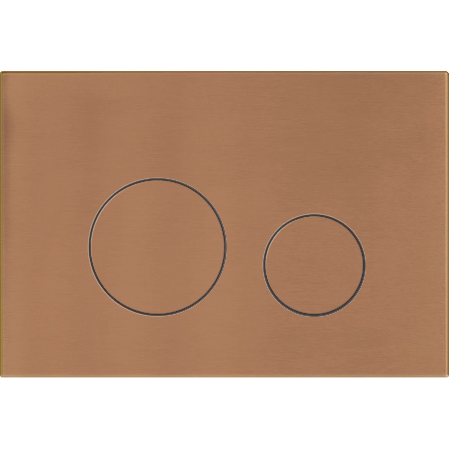 Ravak Przycisk Circle WC miedź szczotkowana 245 mm