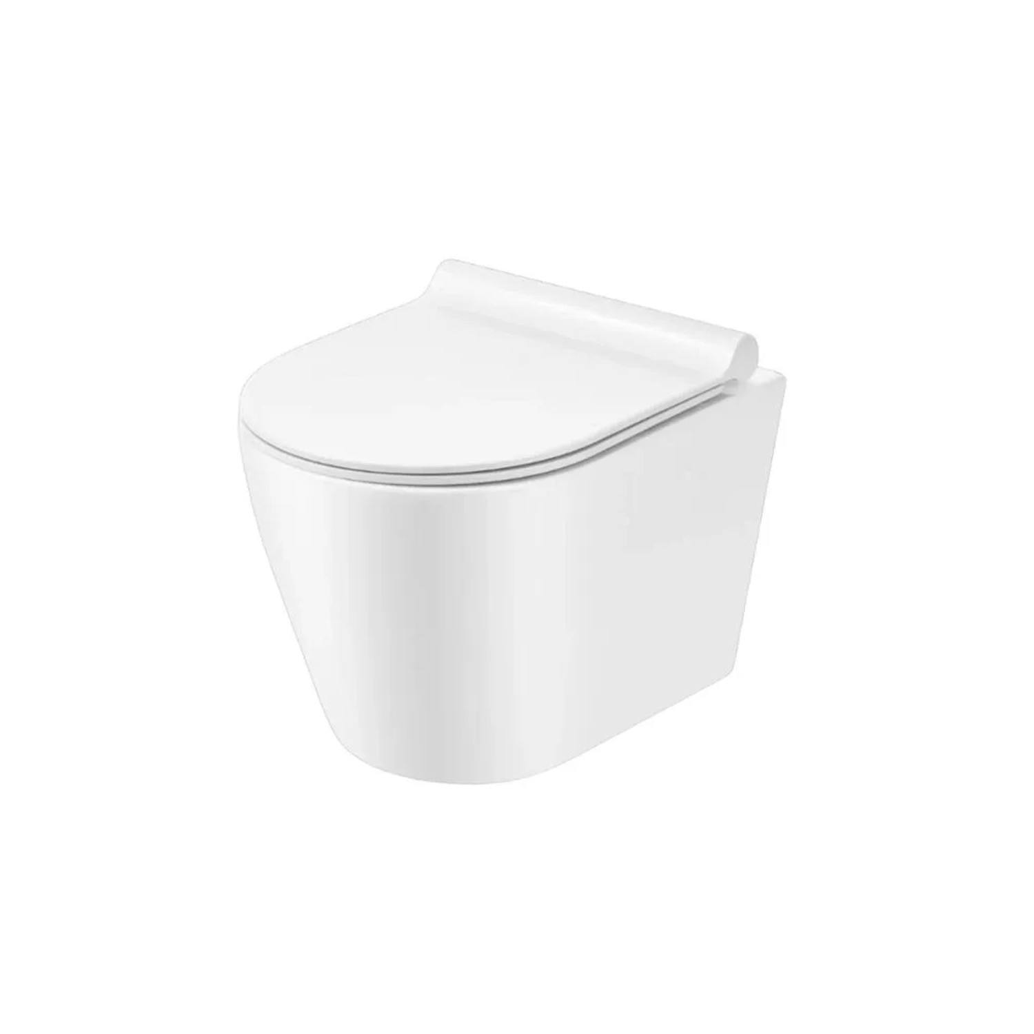 Miska WC Amaro biały połysk bezkołnierzowa 48x36x36
