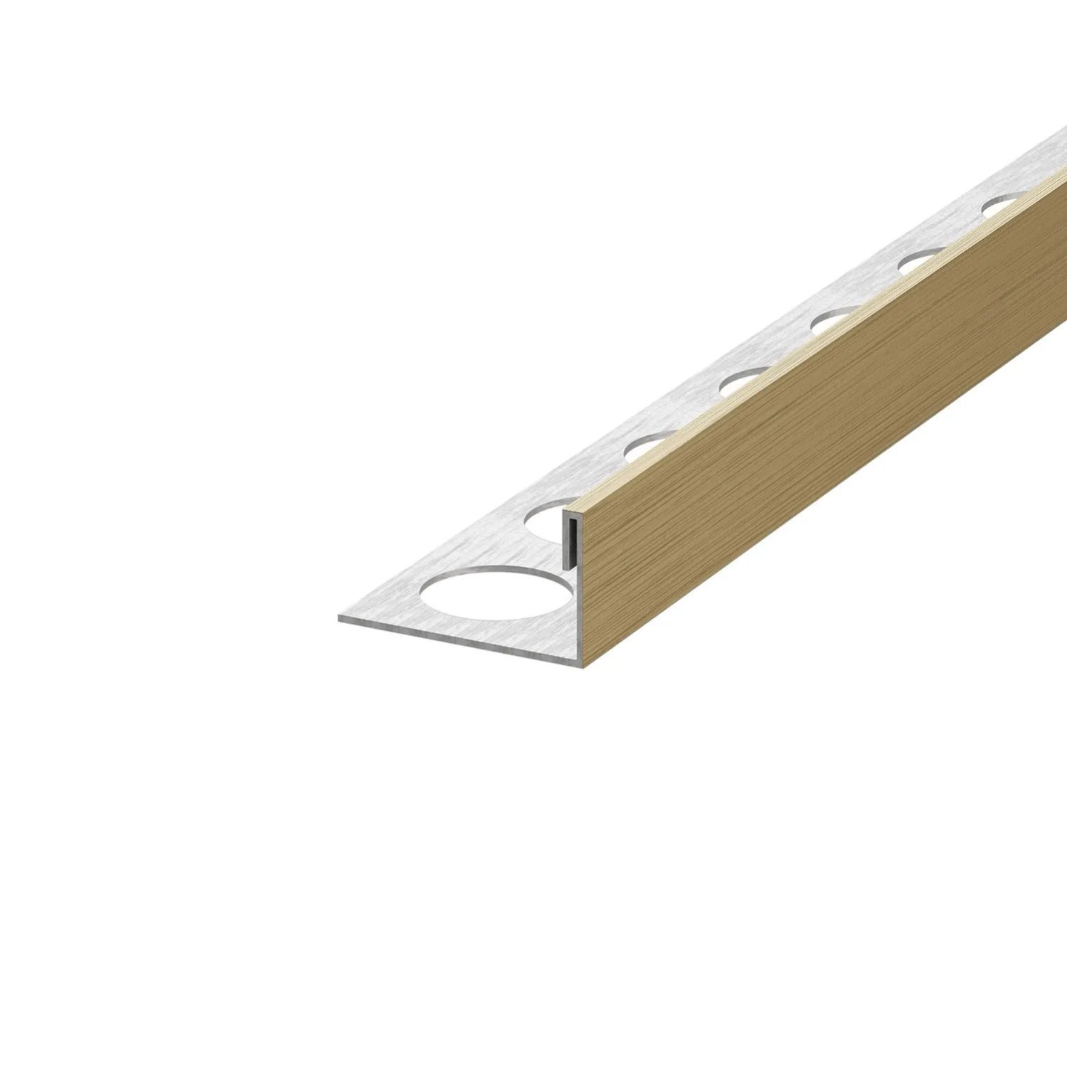 Eviso Listwa wykończeniowa L antyczny brąz szczotkowany 10,5 x 2700 mm