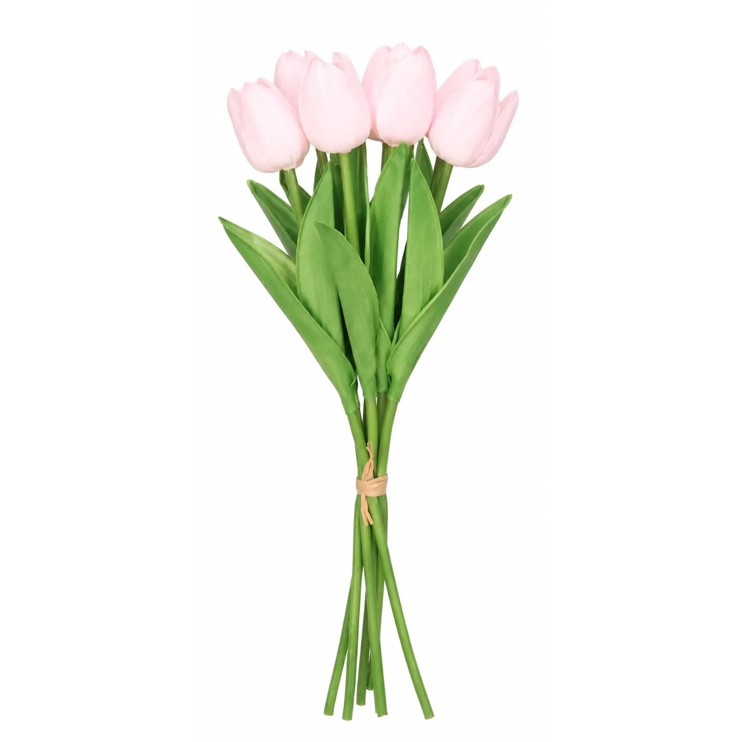Sztuczne bukiet tulipan biały - 35 cm