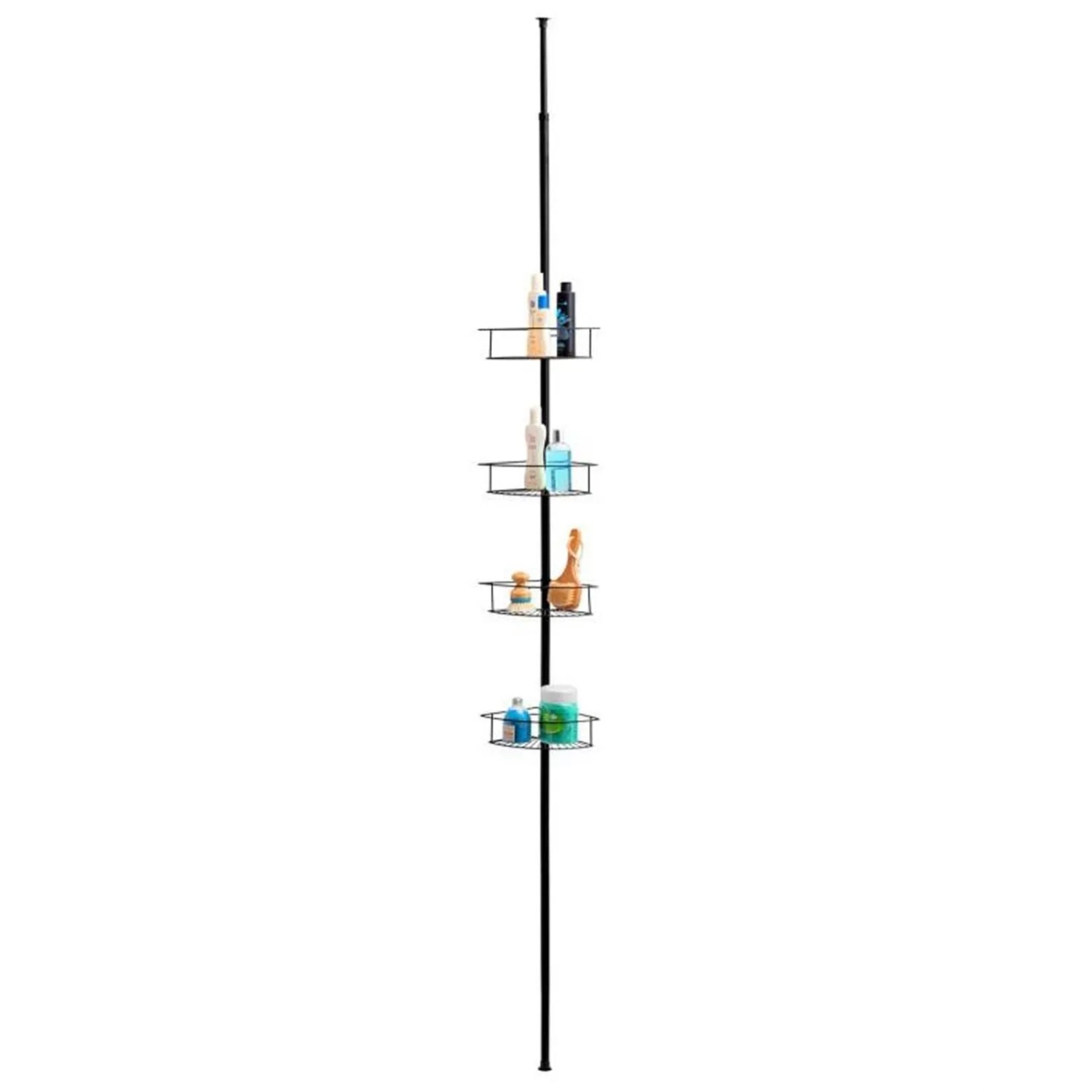 Półka teleskopowa Xl czarna 276x29x19