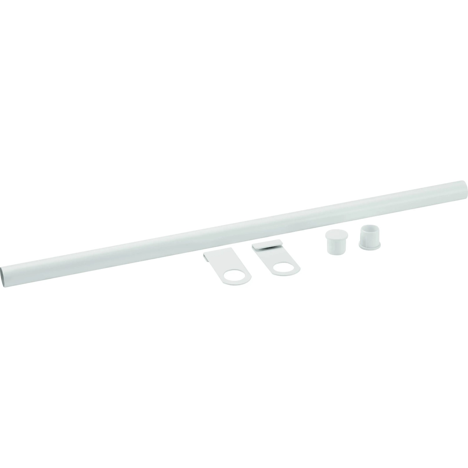 Drążek na odzież 60 cm biały Garderoba Metalowa