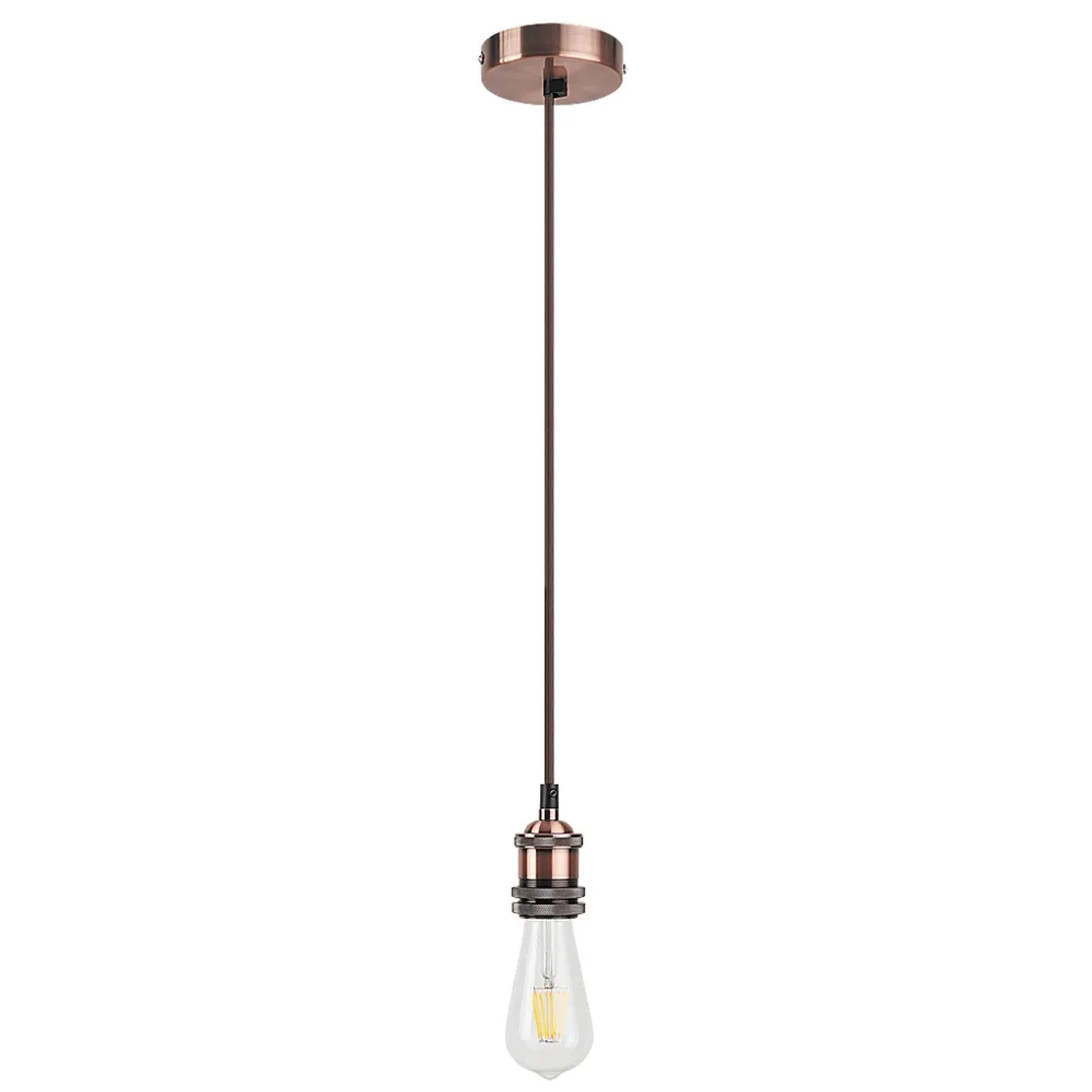 Rabalux Lampa sufitowa Fixy 1xE27 40W brąz