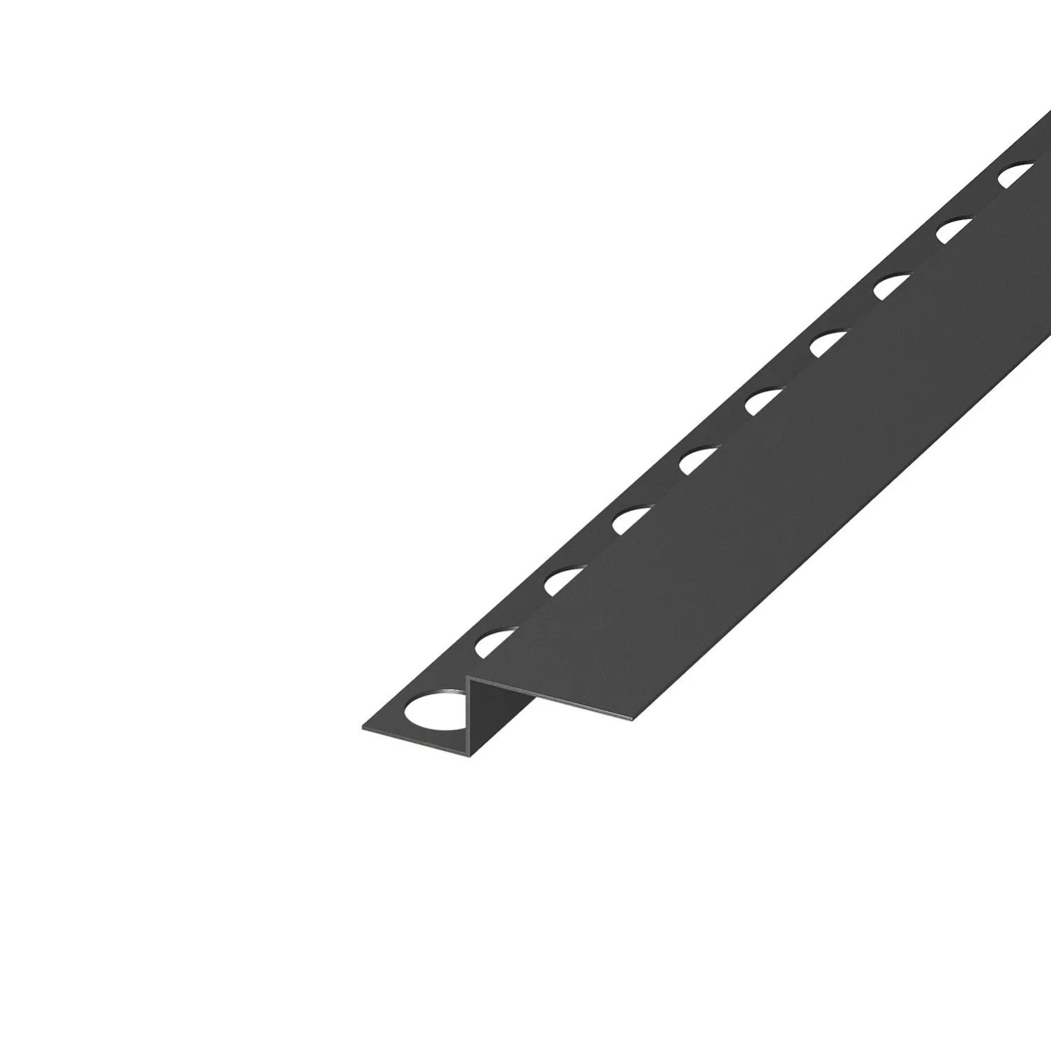 Eviso Listwa czołowa brodzikowa czarny mat 130 cm