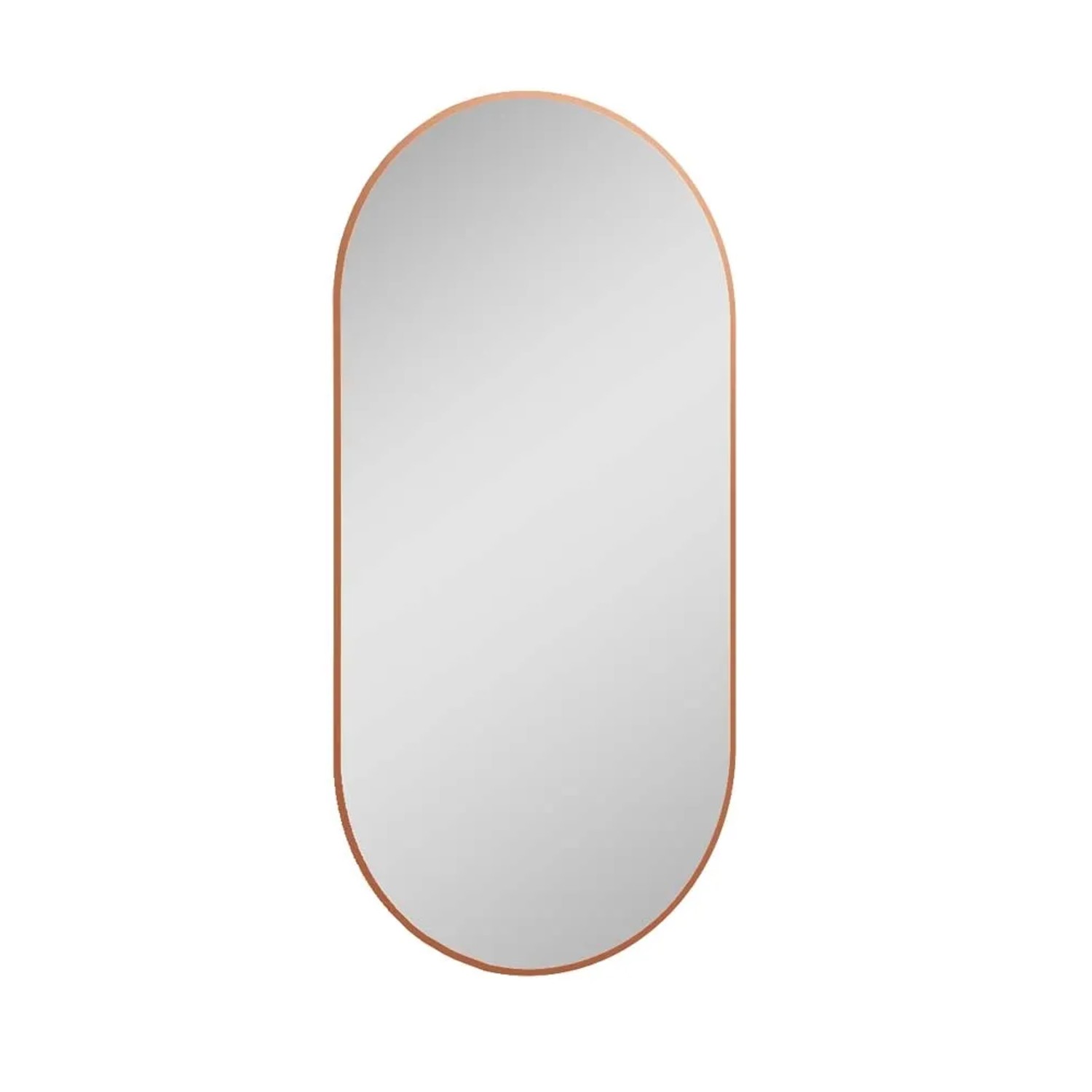 Lustro z oświetleniem LED Sharon rose gold - 92 x 52 x 2,5 cm
