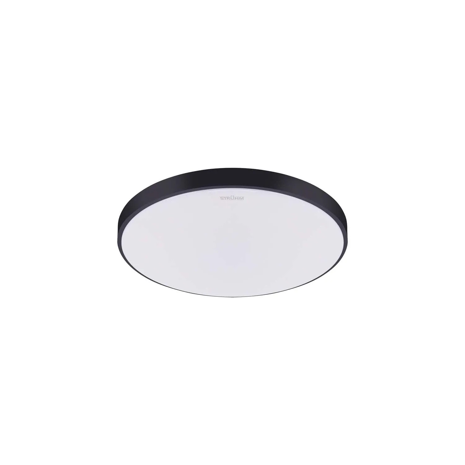 Struhm Plafon okrągły DOWBOR LED C BLACK 12W 4000K 890lm IP44 śr. 23cm czarny