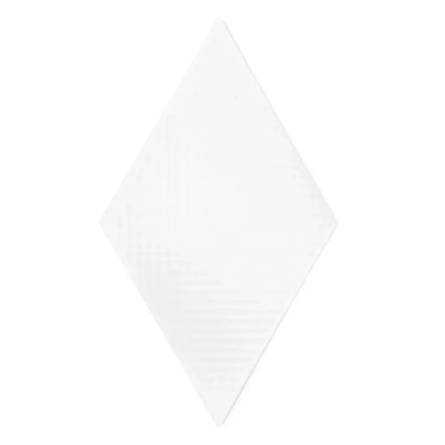 Kształtka Rombic white kropki małe 11,5x20