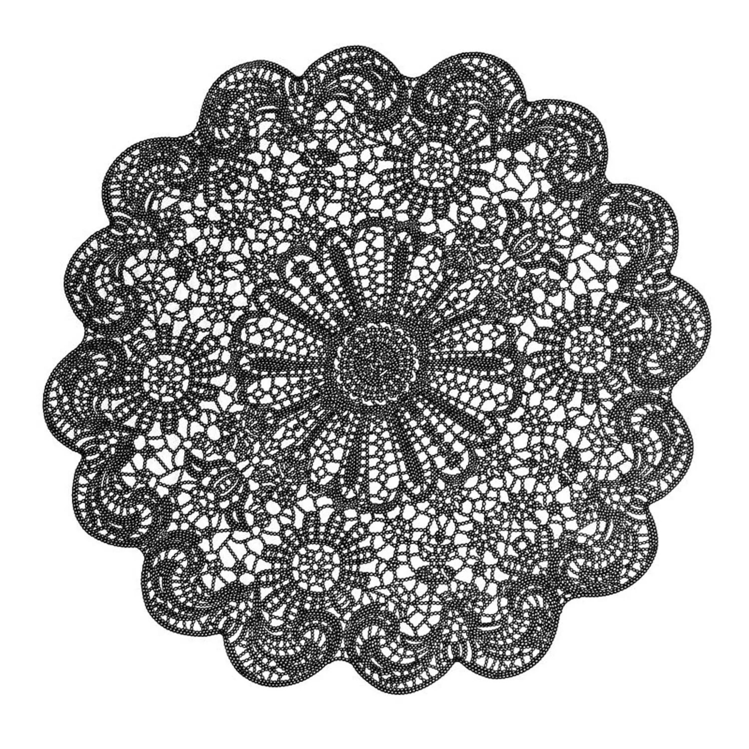Podkładka VITTA śr. 38 cm czarna