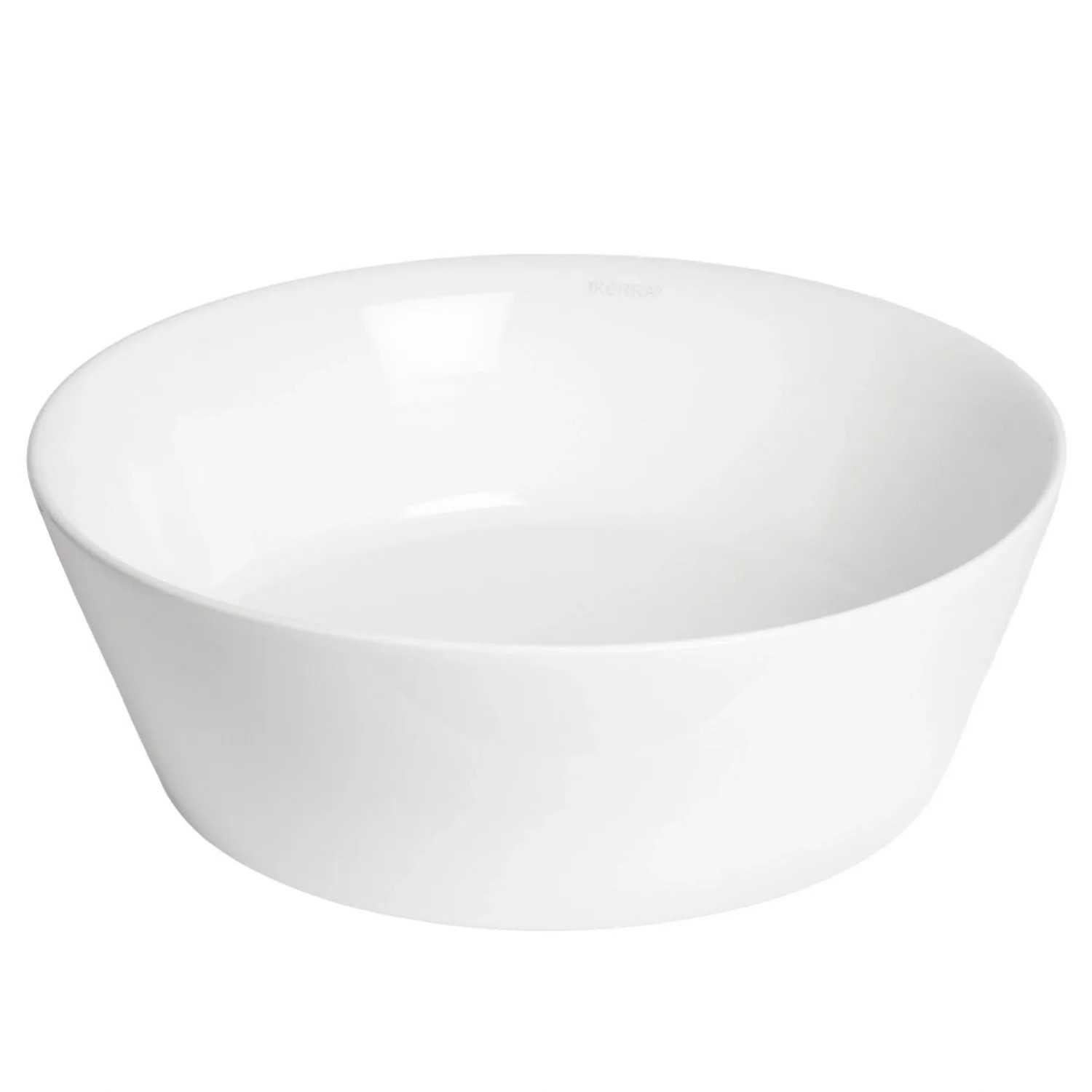 Umywalka nablatowa KR79 biała fi 36 cm 12x36x36