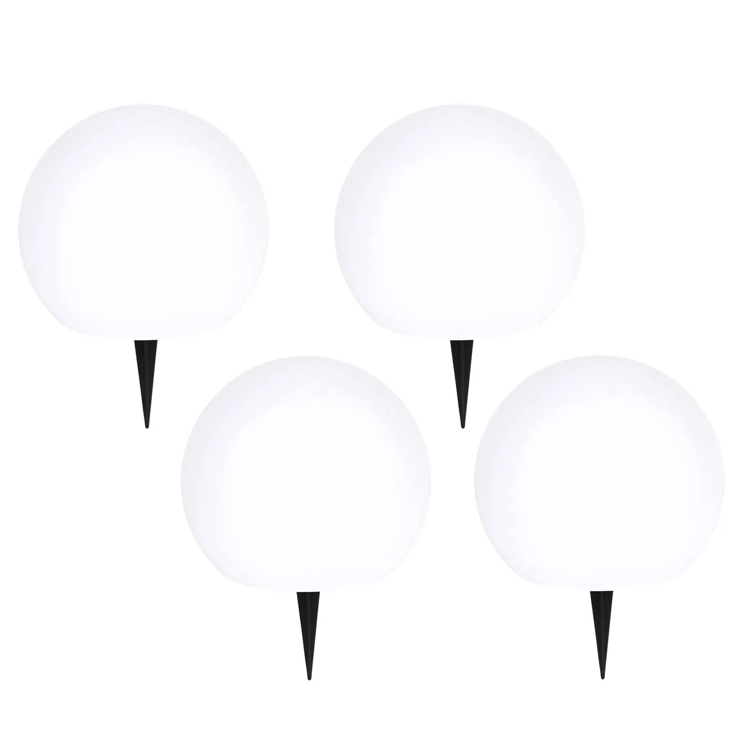Zestaw 4 kul solarnych LUNAR o średnicy 25 cm