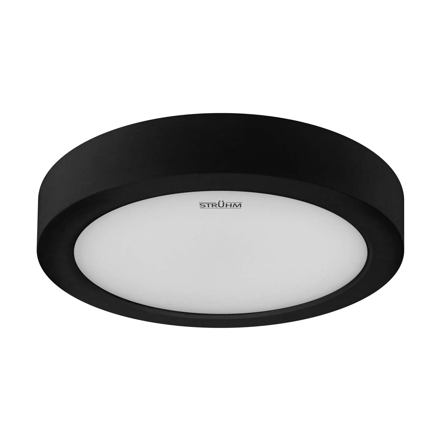 Struhm Lampa sufitowa okrągła EDOR LED C 24W CCT 2320lm śr. 30cm czarna