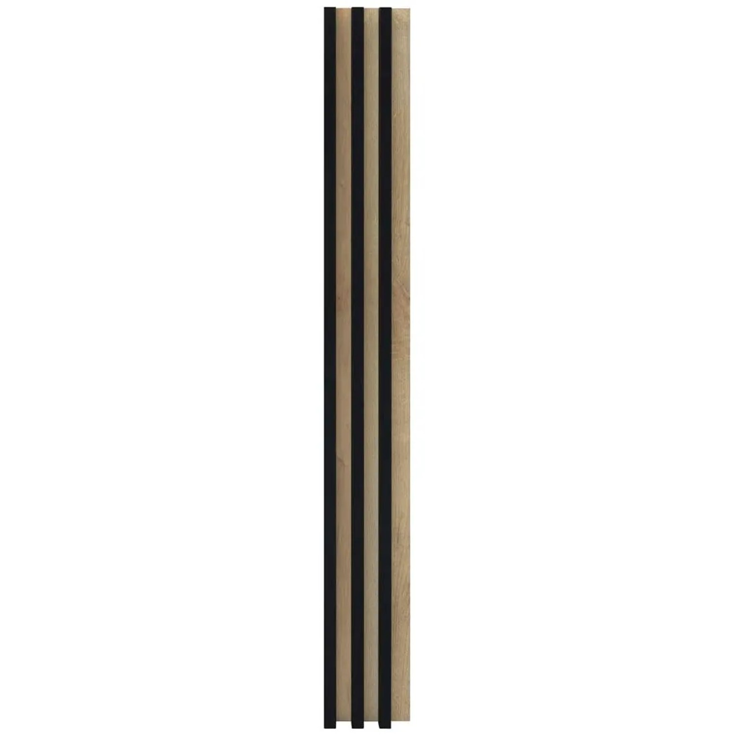 Lamele ścienne na HDF dąb Riviera czarny 33x137x2650 mm