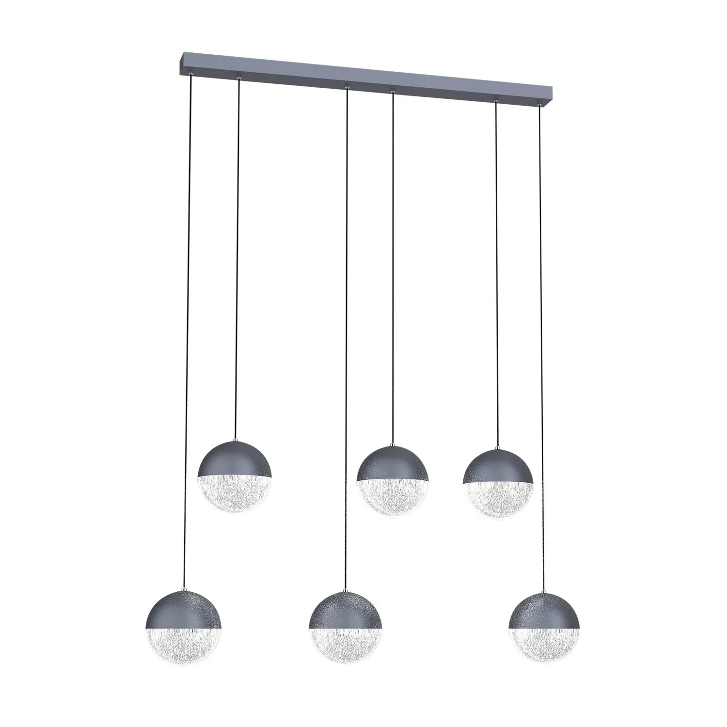 Candellux Lampa wisząca FURNI 30W 4000K 1900lm szara