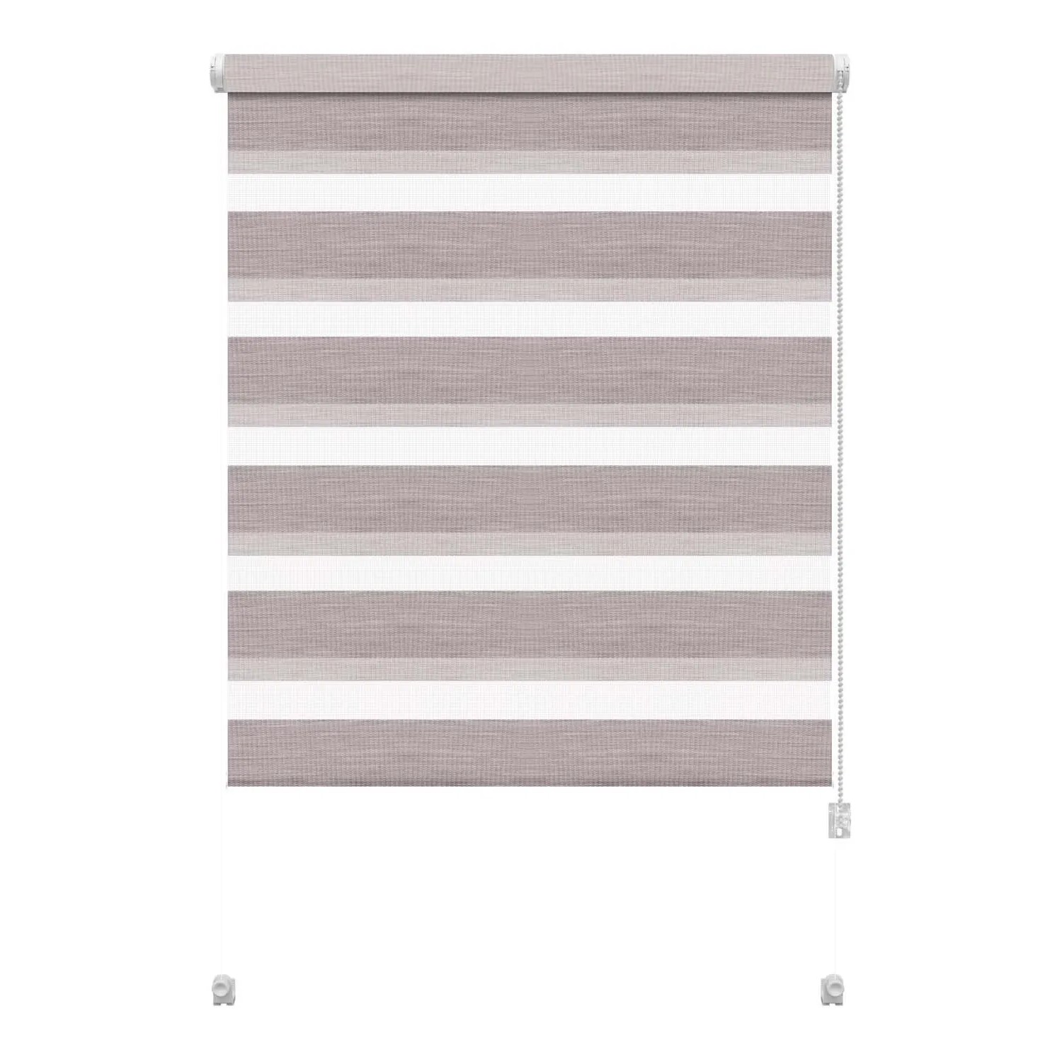Mini roleta ZEBRA SILVALIN Dzień/Noc mocca 38 x 150 cm