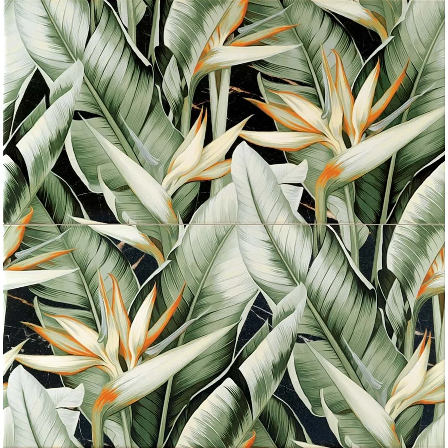 Dekor Floris 2-elementowy 60,8 x 61,8 cm