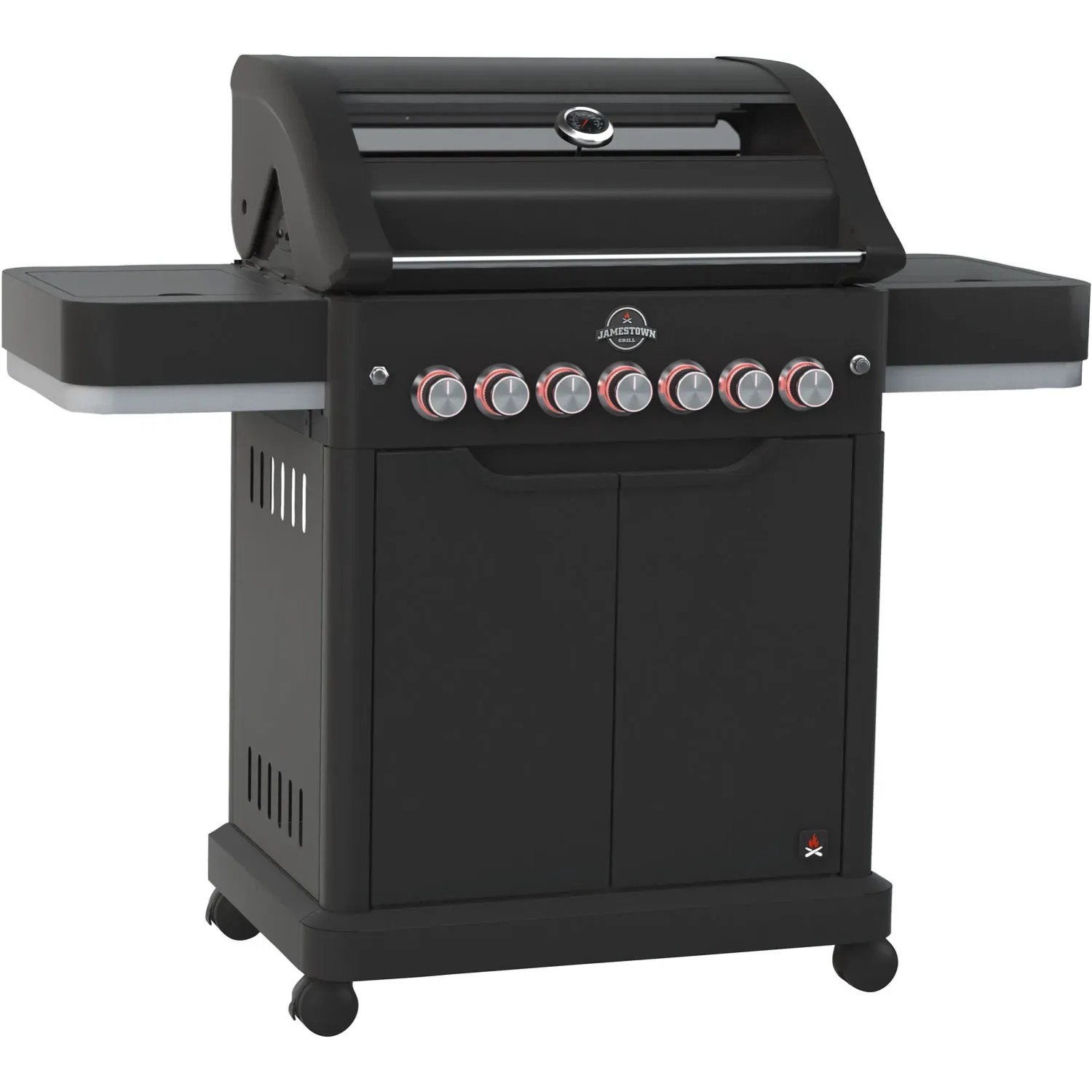 Jamestown Grill gazowy CONOR 4+3-palnikowy (z rusztem niemodułowym) 22,73 kW