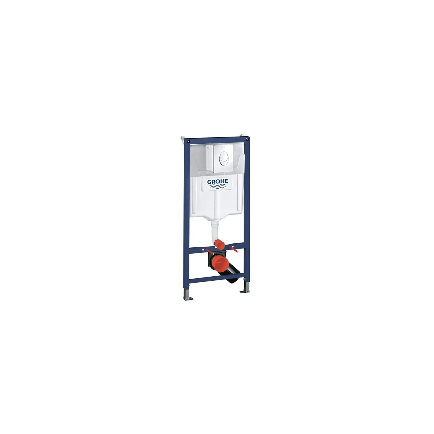 Grohe Stelaż WC podtynkowy Solido 3 w 1 Start przycisk chrom