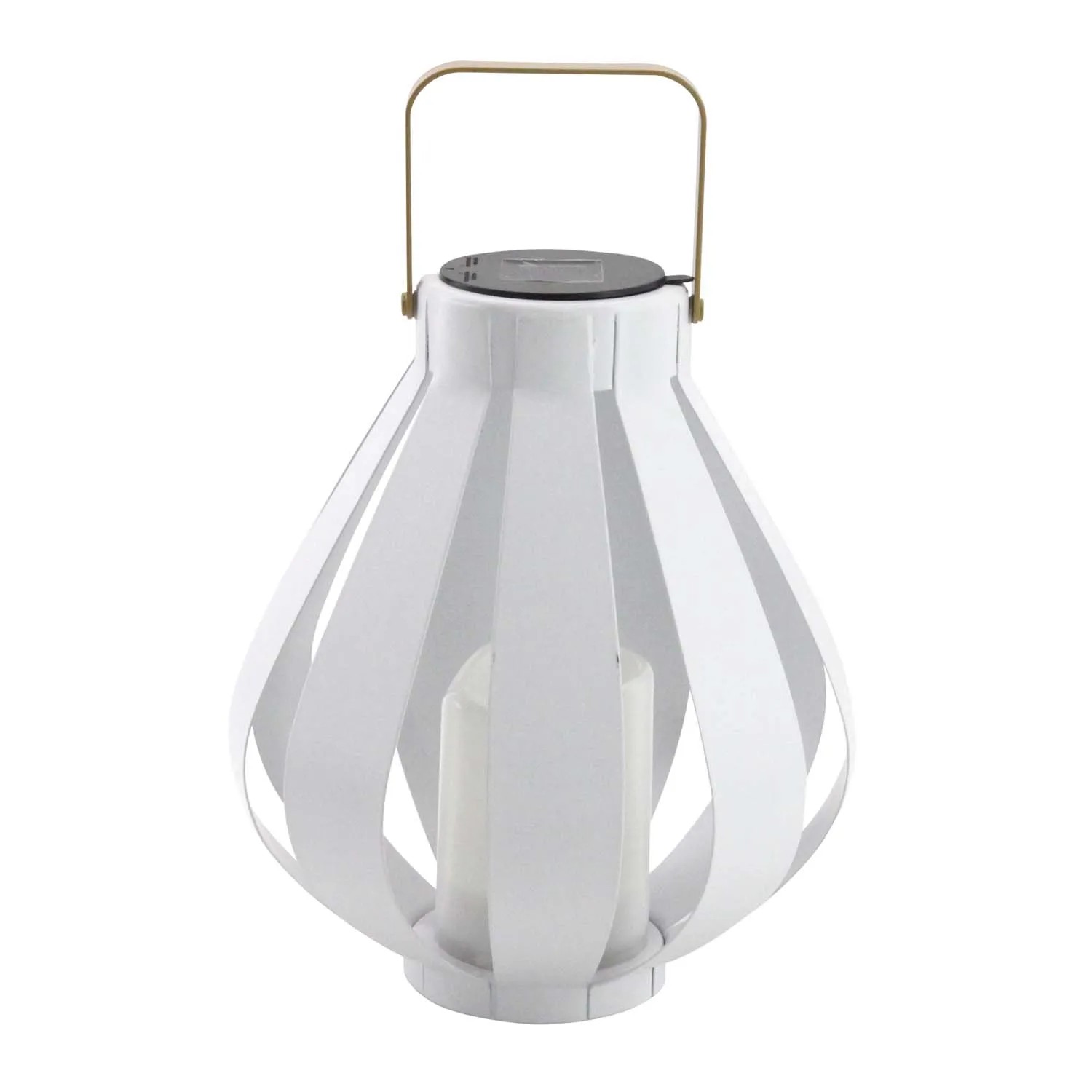 Polux Latarenka solarna AHOBRO biała 25,7 cm