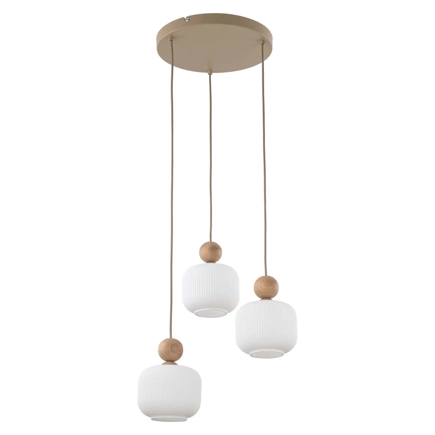 TK Lighting Lampa wisząca BALLO 3xE14 max. 10W biała