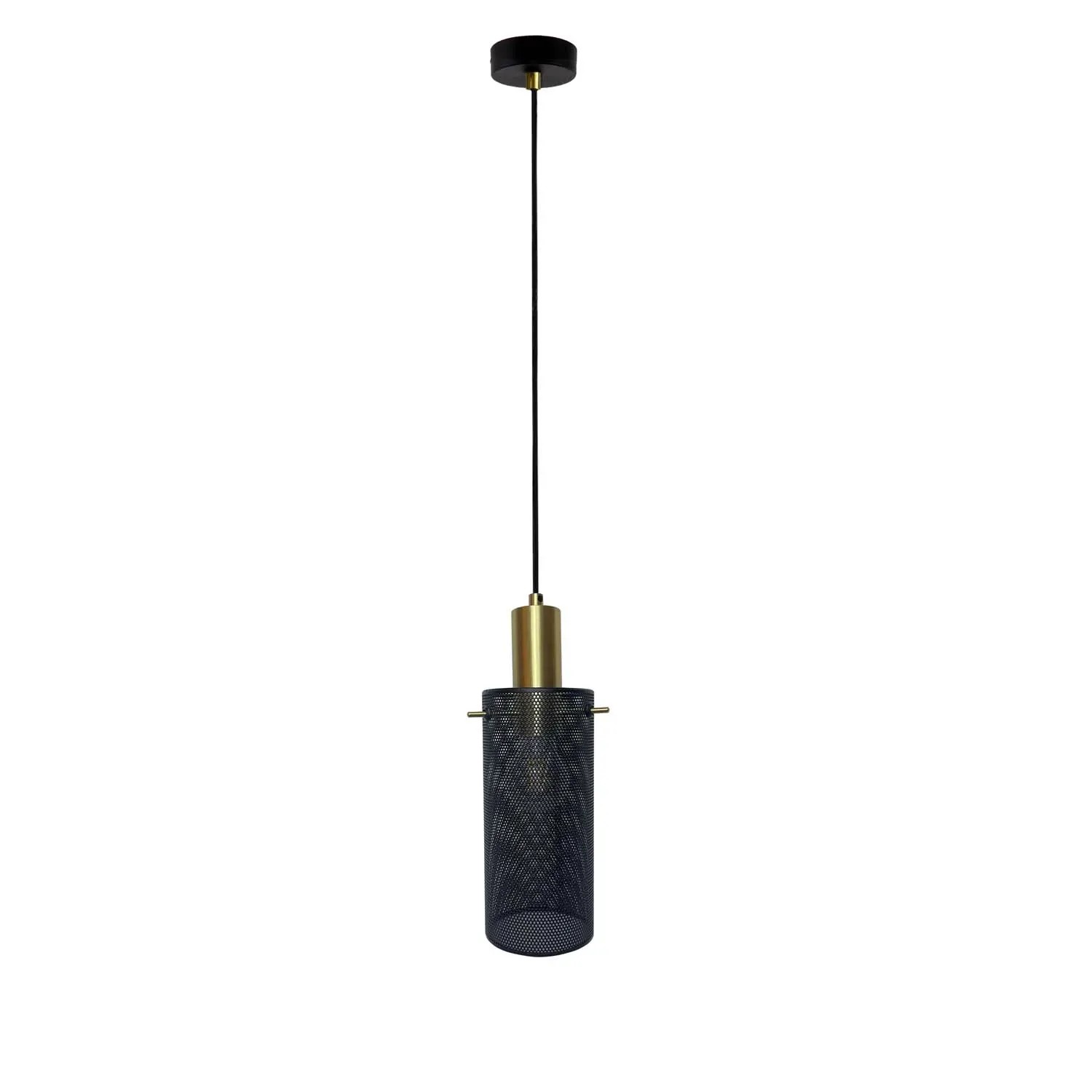 Light Prestige Lampa wisząca Tirana 1x15W LED E27 czarna