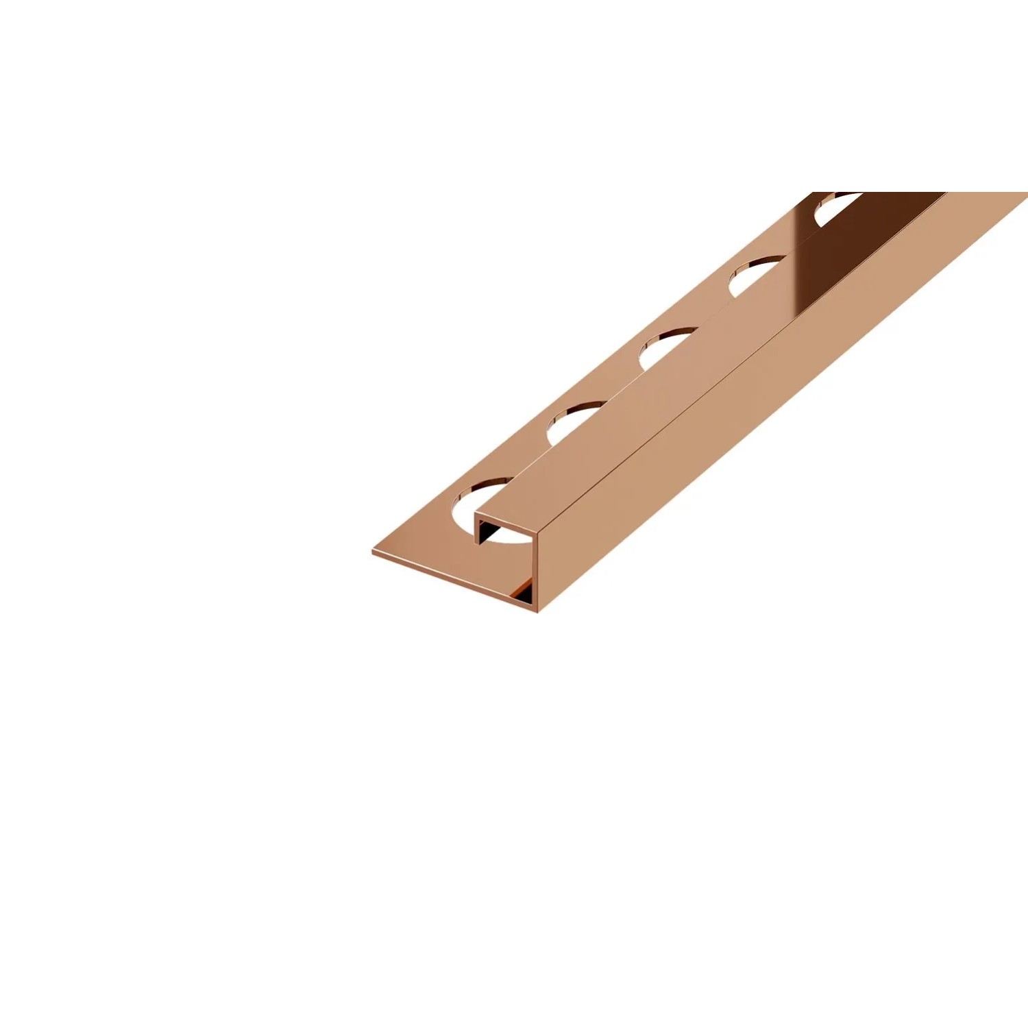 Eviso Listwa narożna P miedziany połysk 10,5 x 2700 mm
