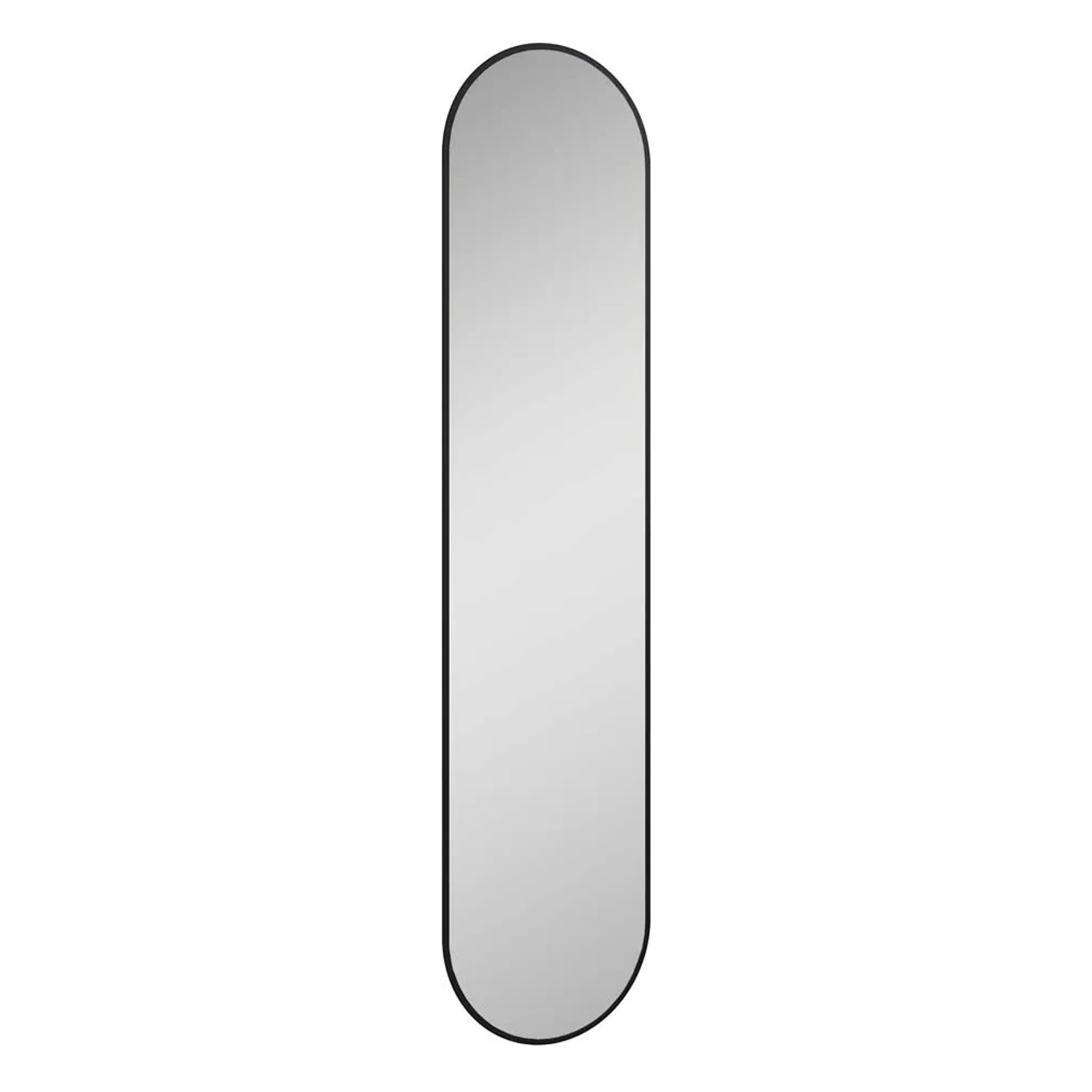 Lustro z oświetleniem LED Sharon czarne - 150 x 35 x 3,1 cm