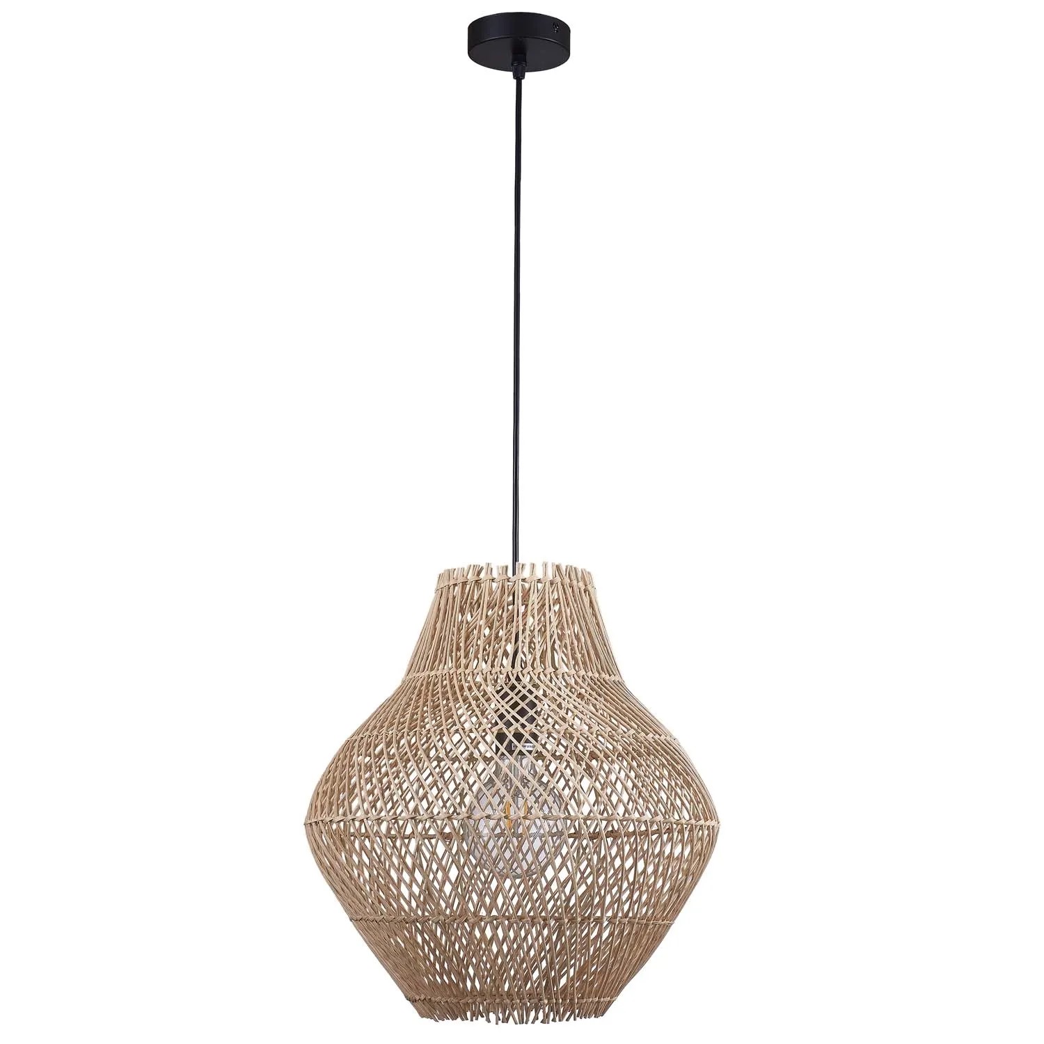 Goldlux Lampa wisząca Ontake 1xE27 20W rattanowa